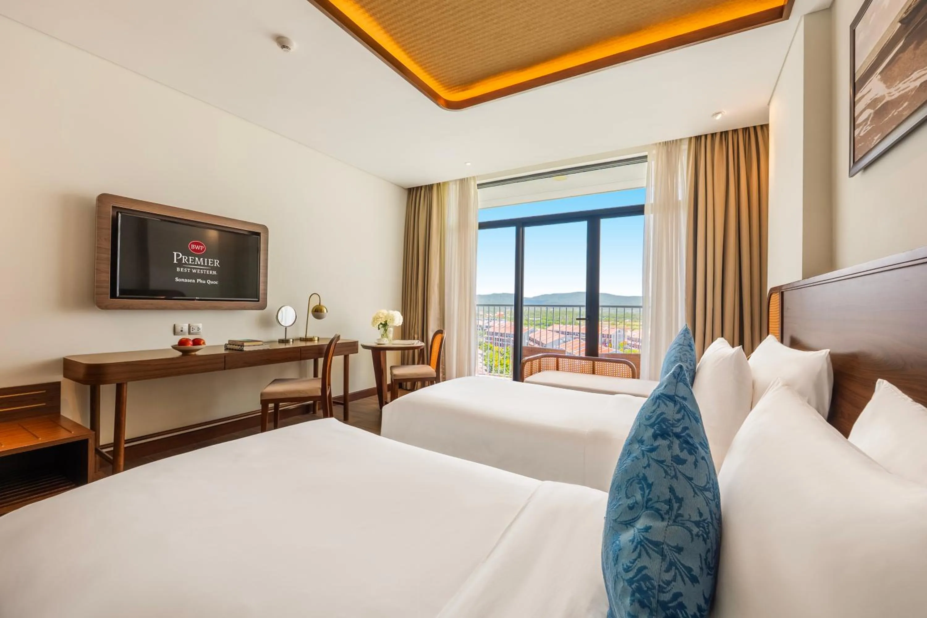 Bed in Best Western Premier Sonasea Phu Quoc