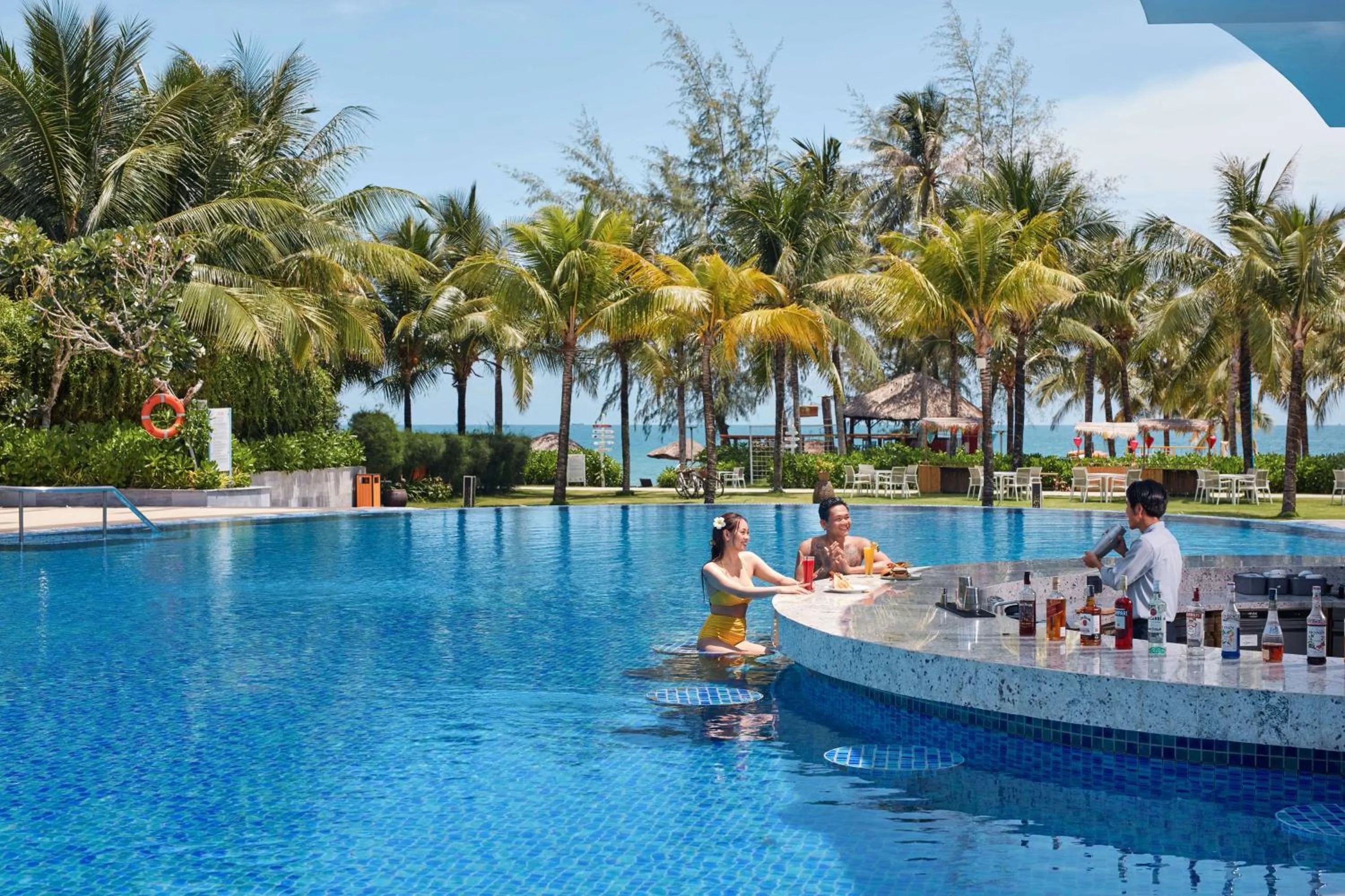 Pool view in Best Western Premier Sonasea Phu Quoc