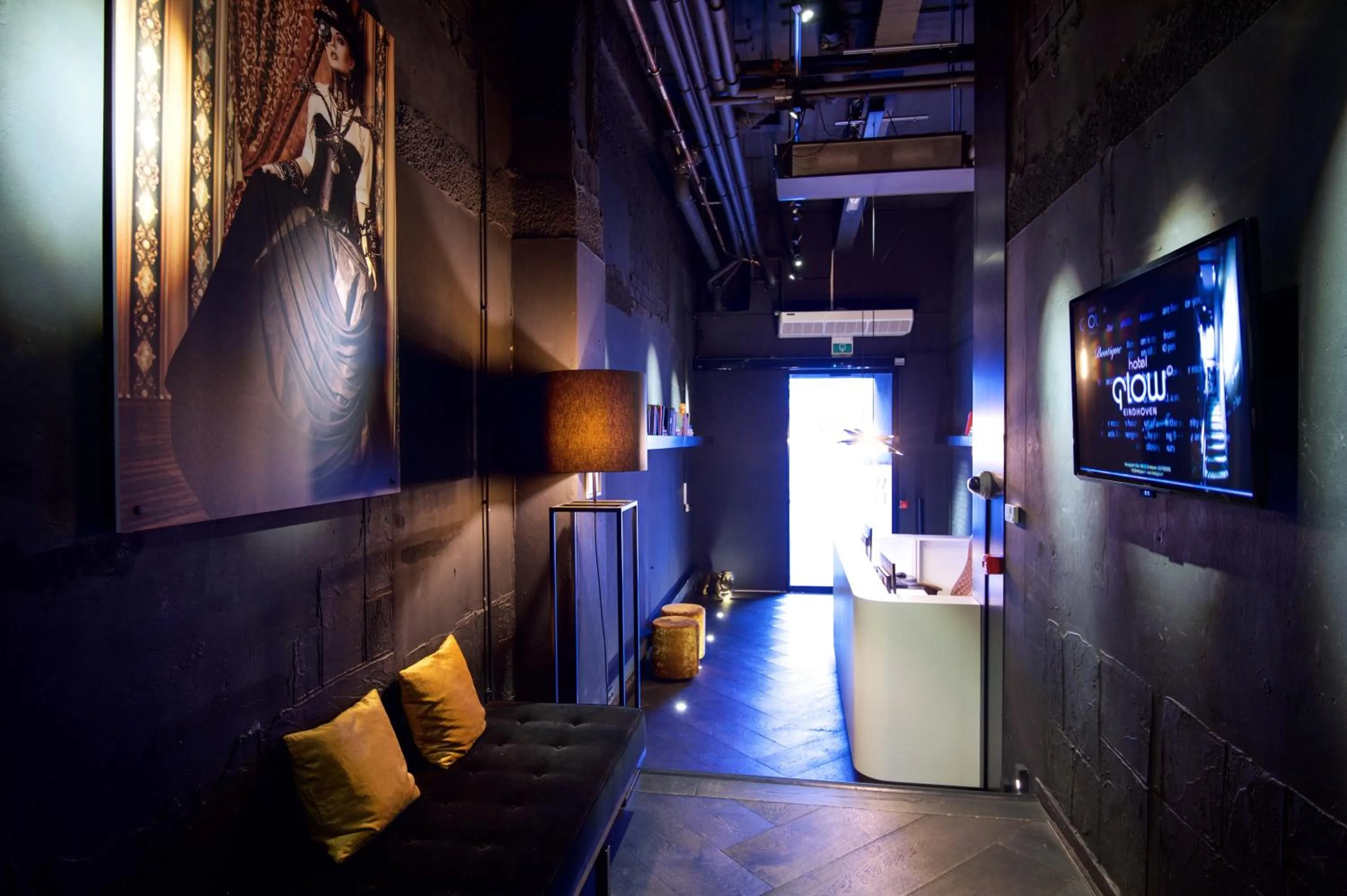 Lobby or reception in Design Hotel Glow