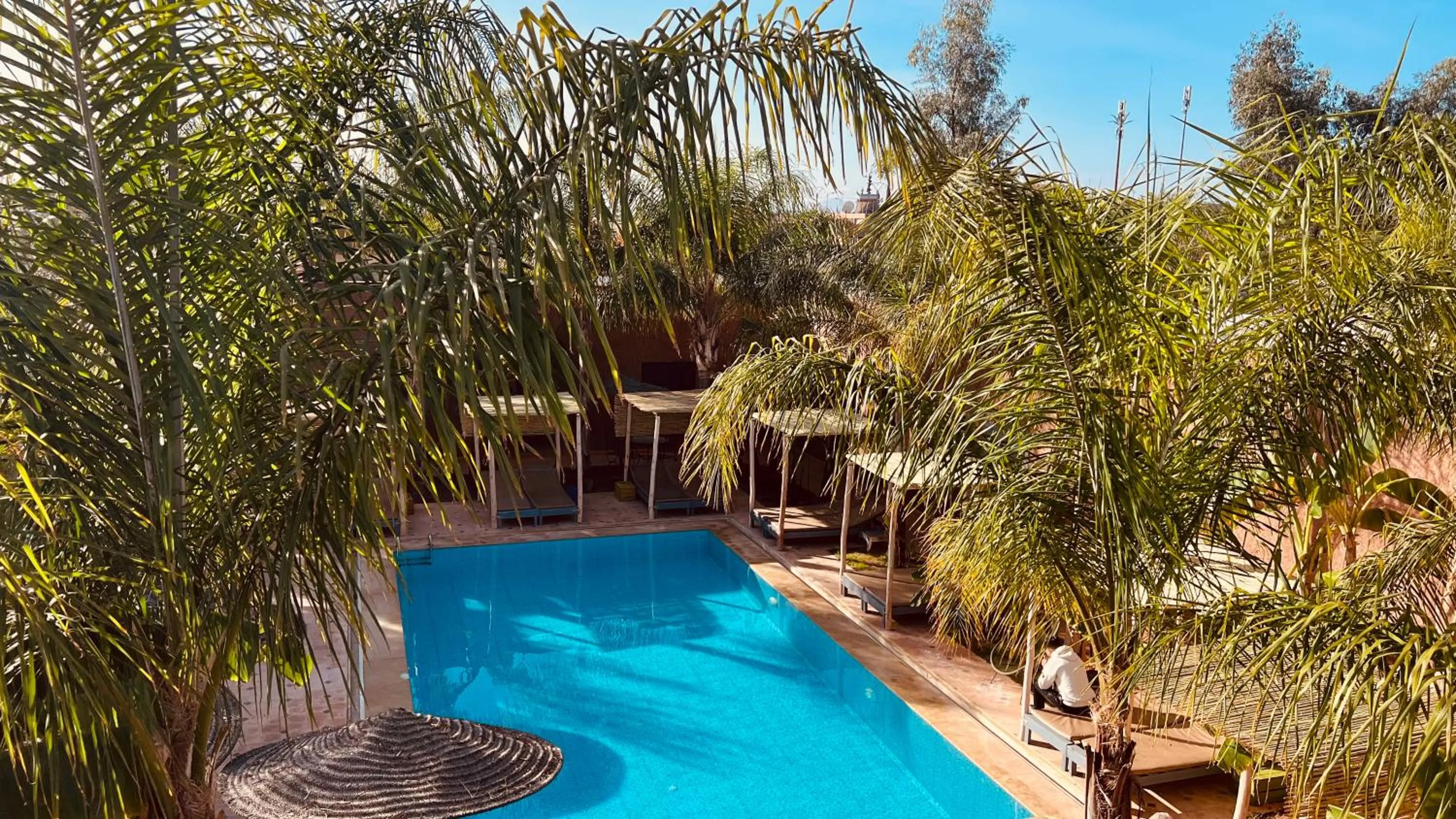 Pool view in Coco Canel Marrakech