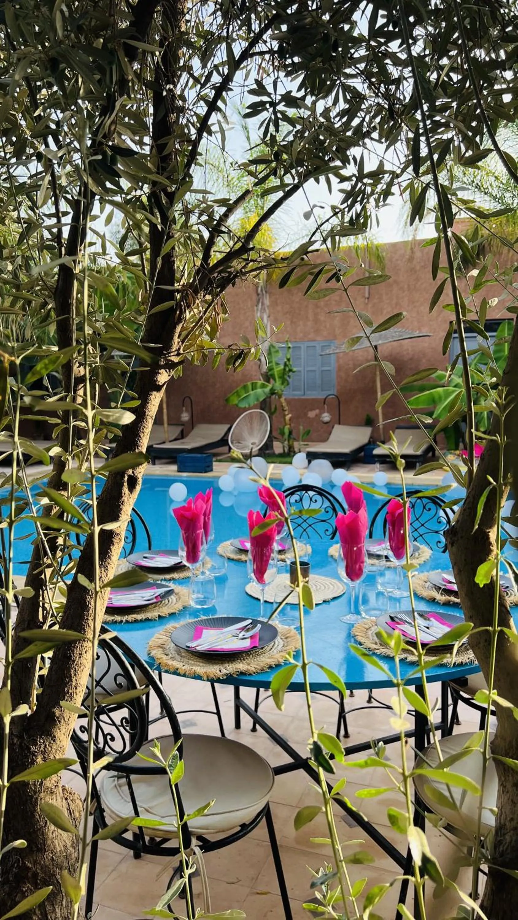 Dining area in Coco Canel Marrakech