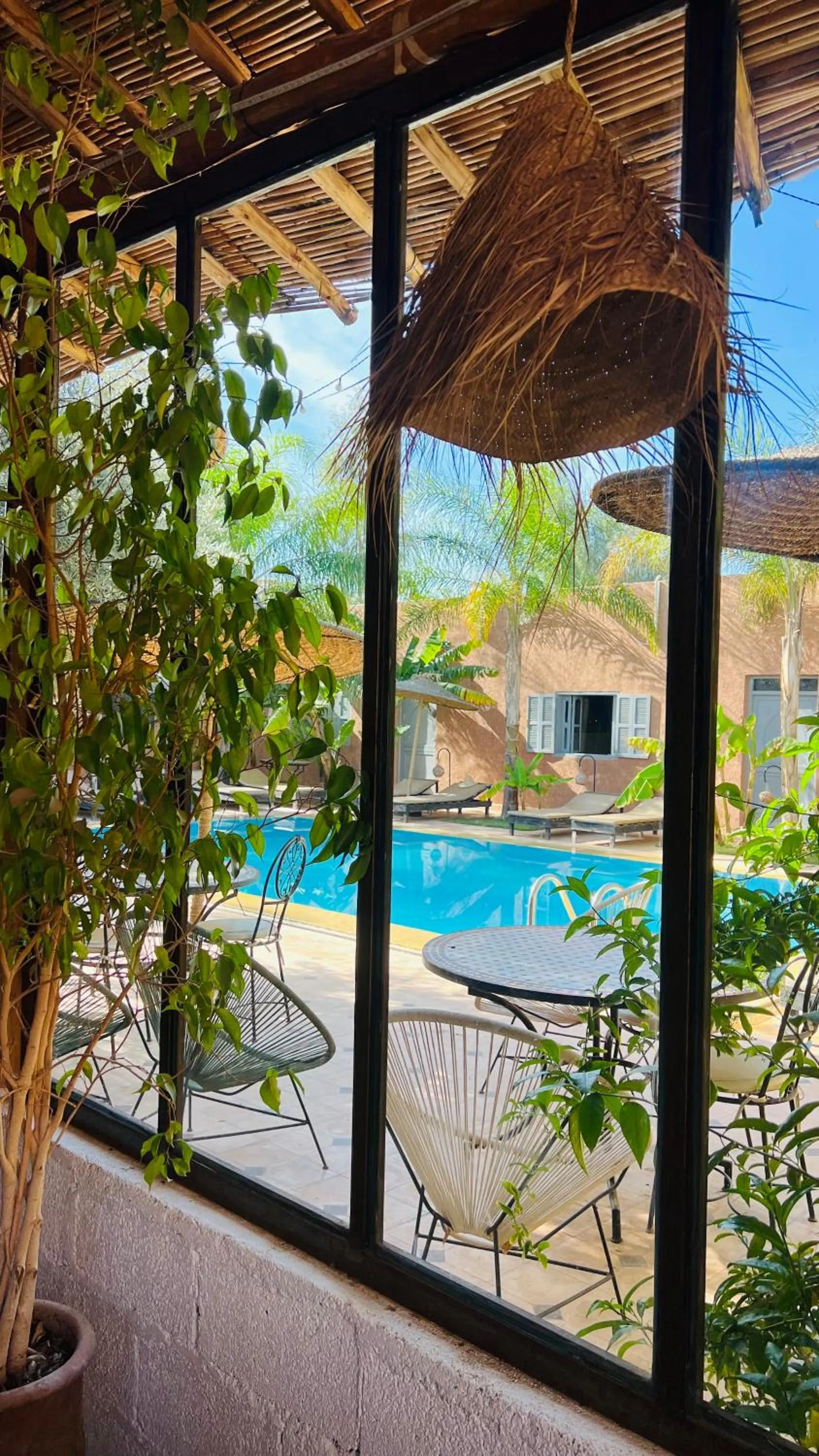 Pool view in Coco Canel Marrakech