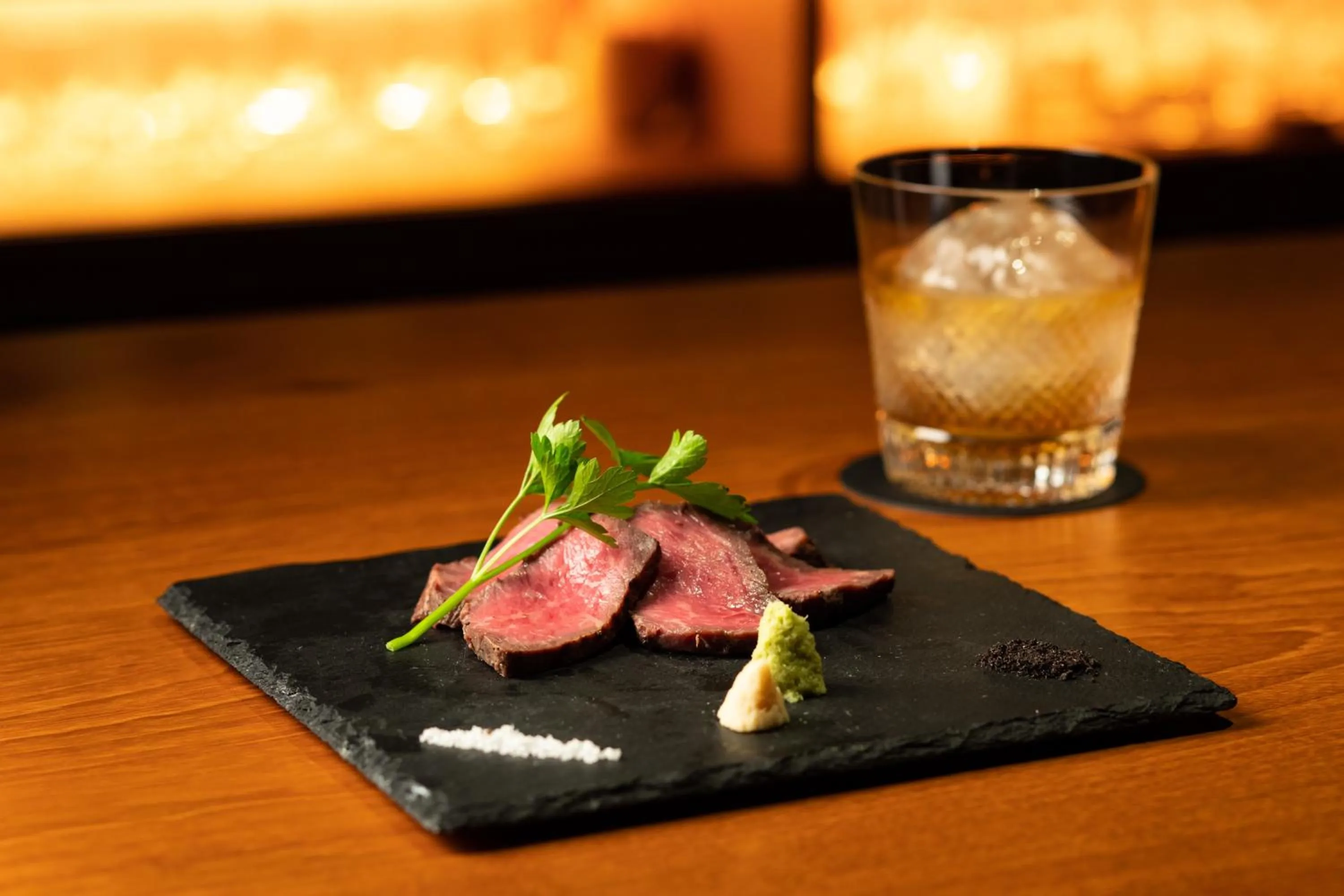 Meals in barhotel Hakone Kazan