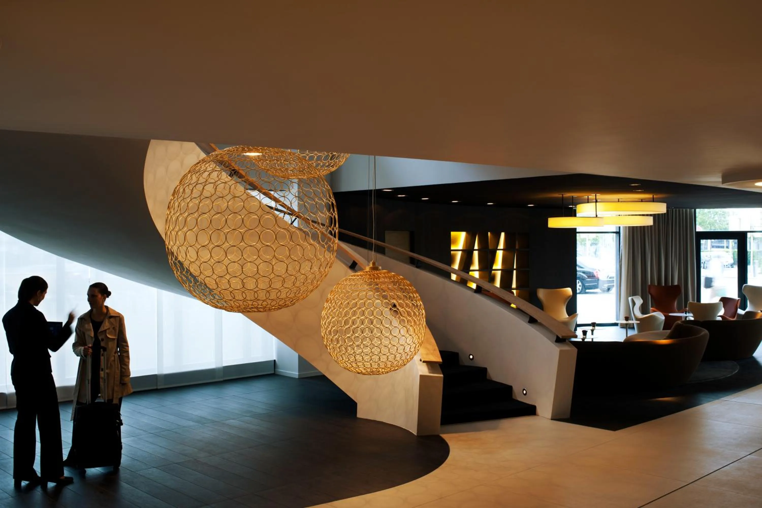 Lobby or reception in Pullman Brussels Centre Midi