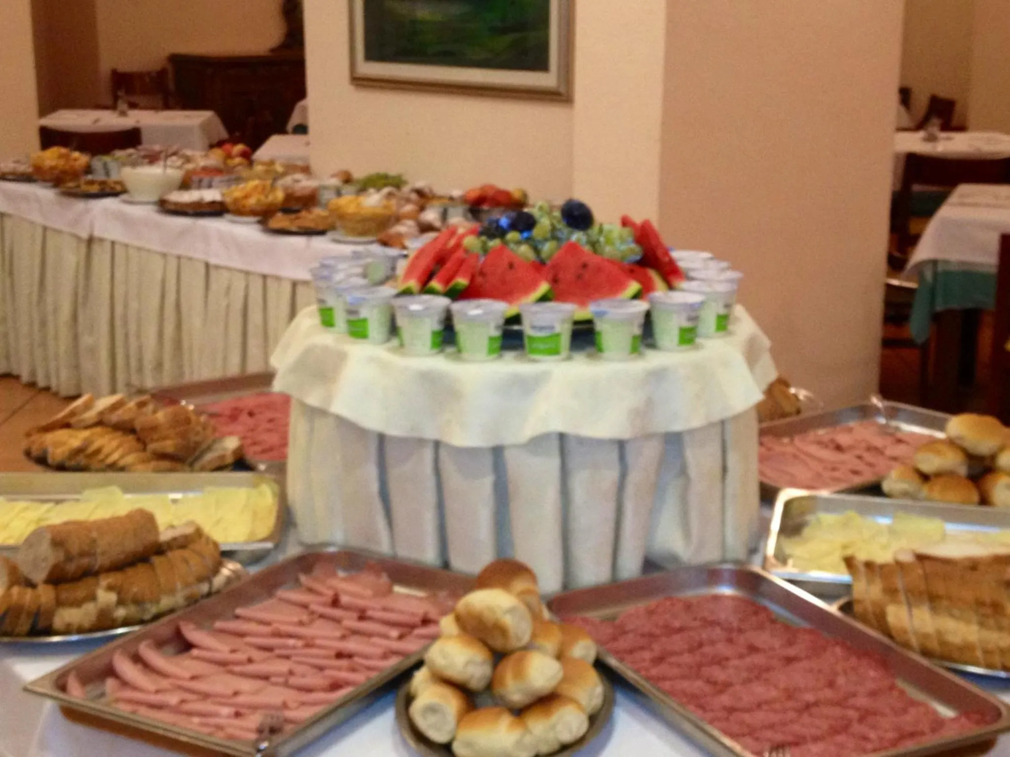 Buffet breakfast in Panorama Palace Hotel