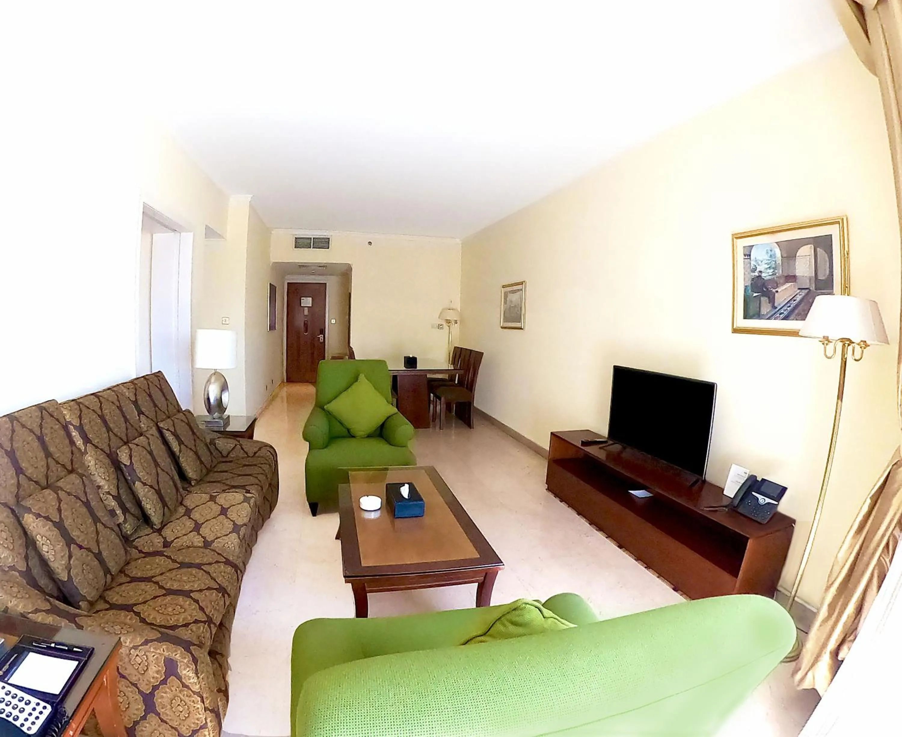 Living room in The Apartments