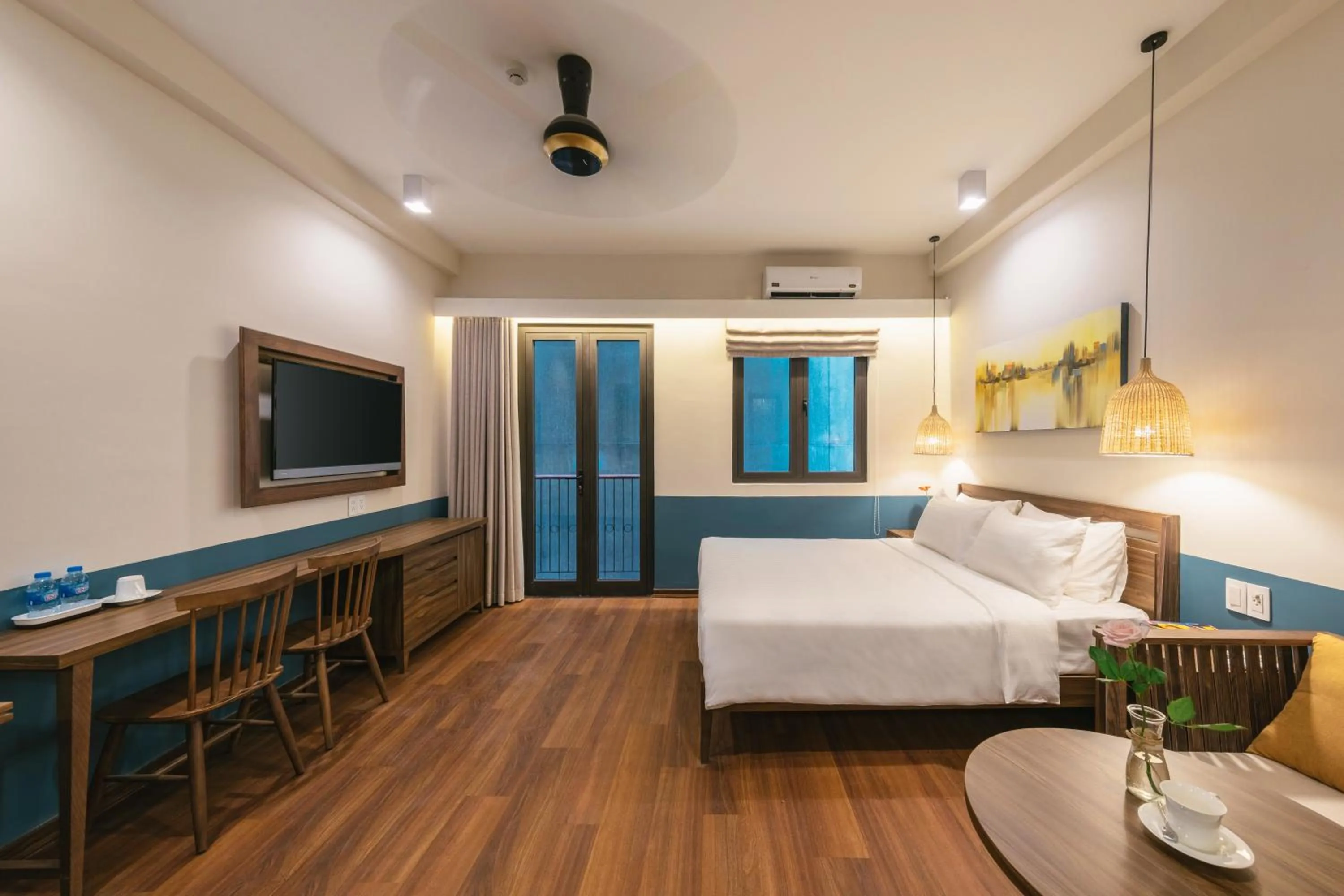 Bed in Casa Rosa Apartment