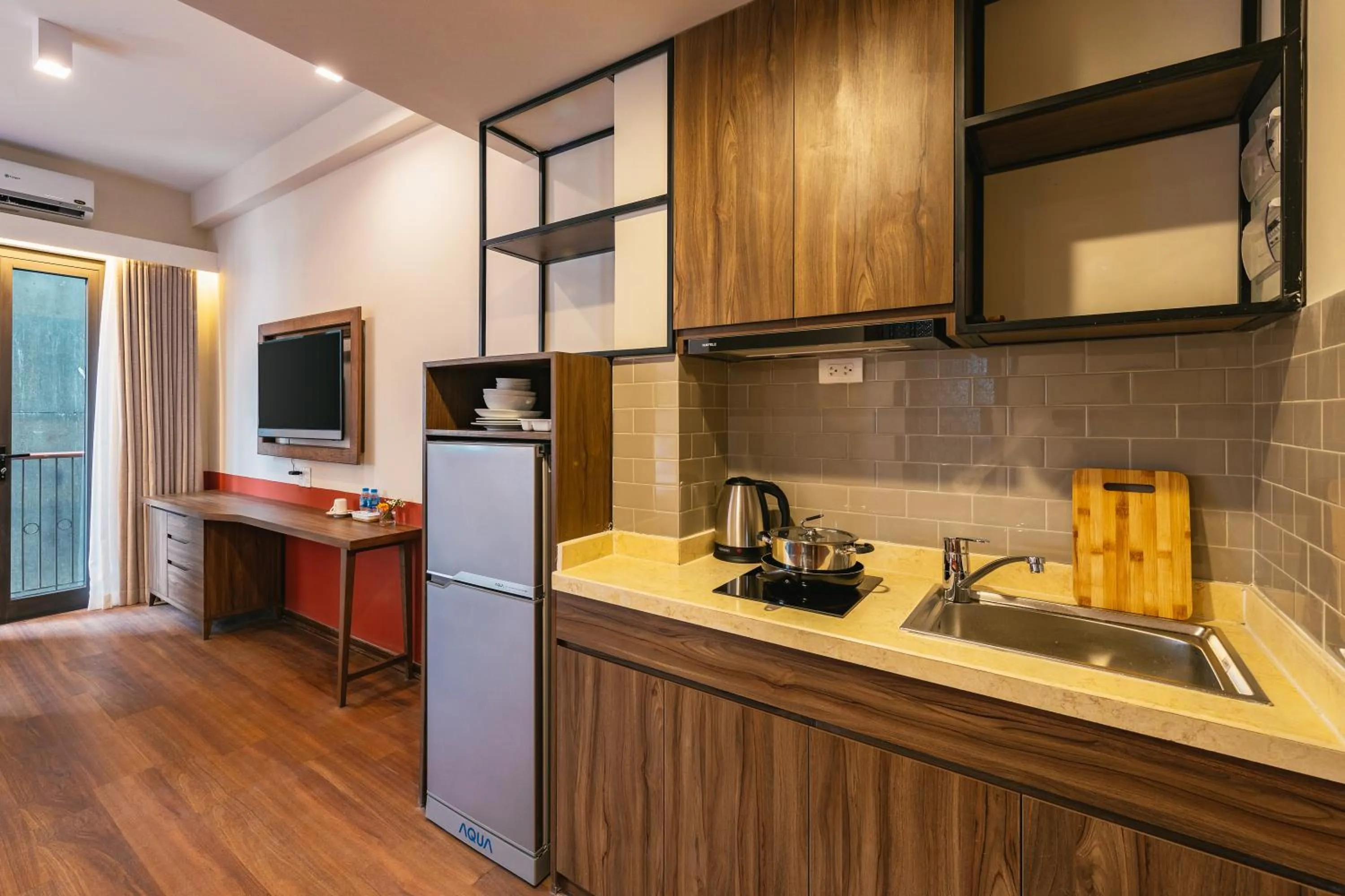 stove in Casa Rosa Apartment