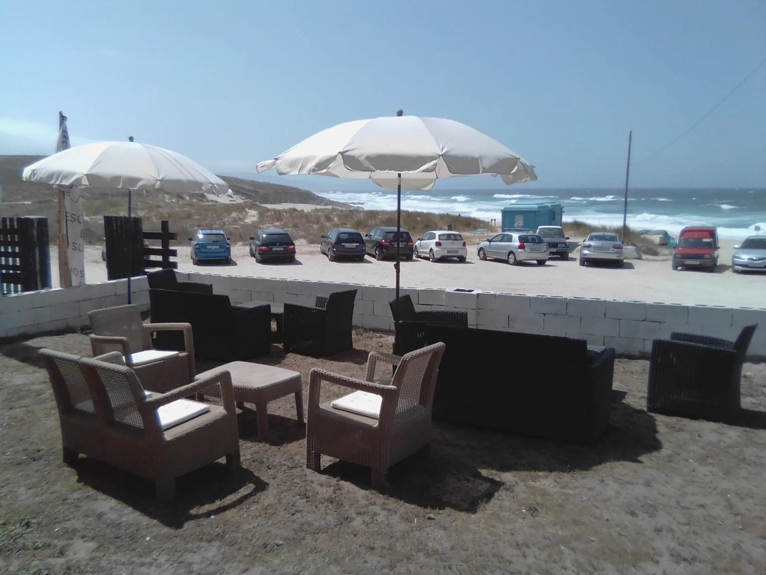 Patio in Coruña Backpackers Hostel