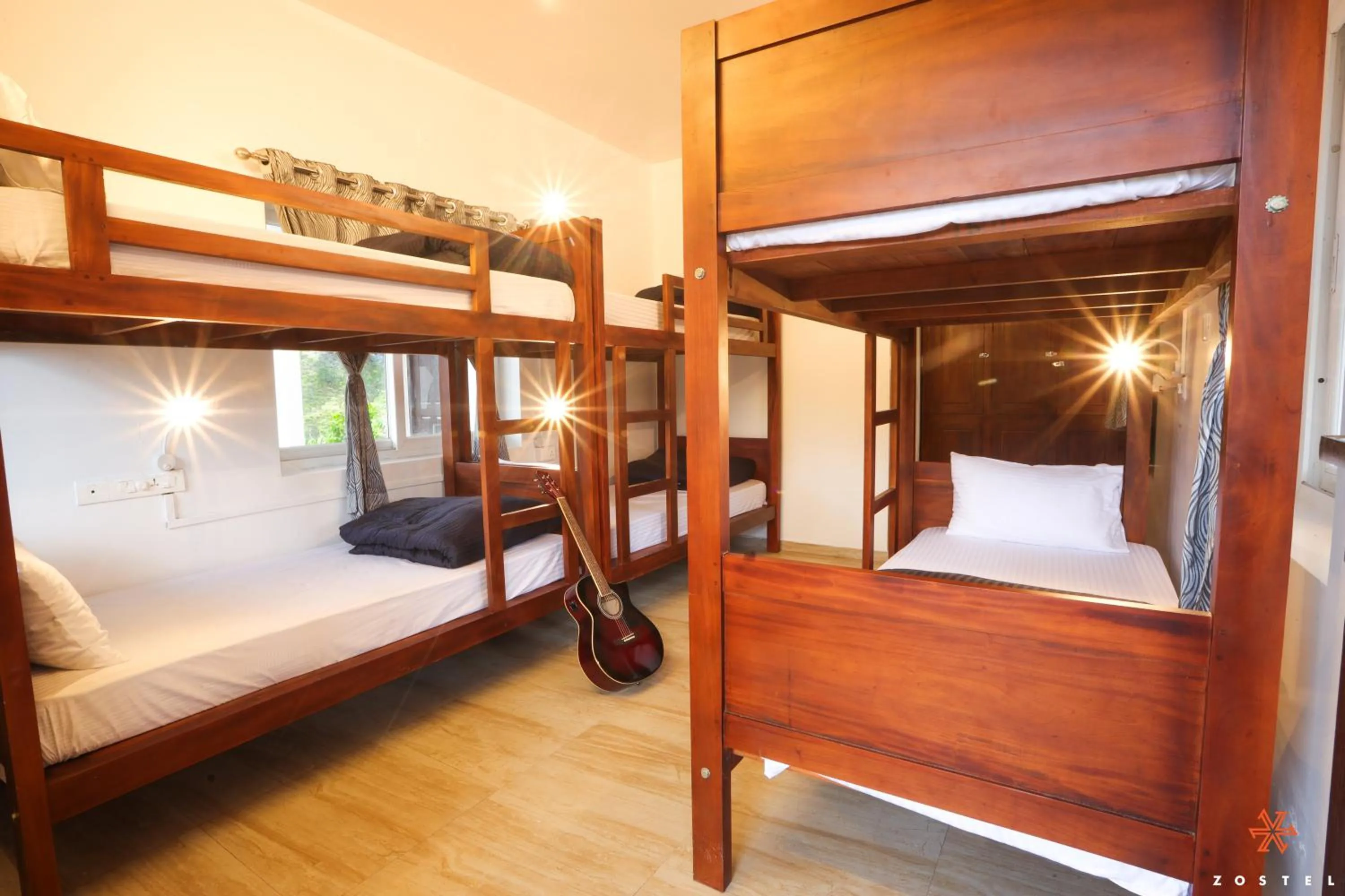 Bed in Zostel Vagamon