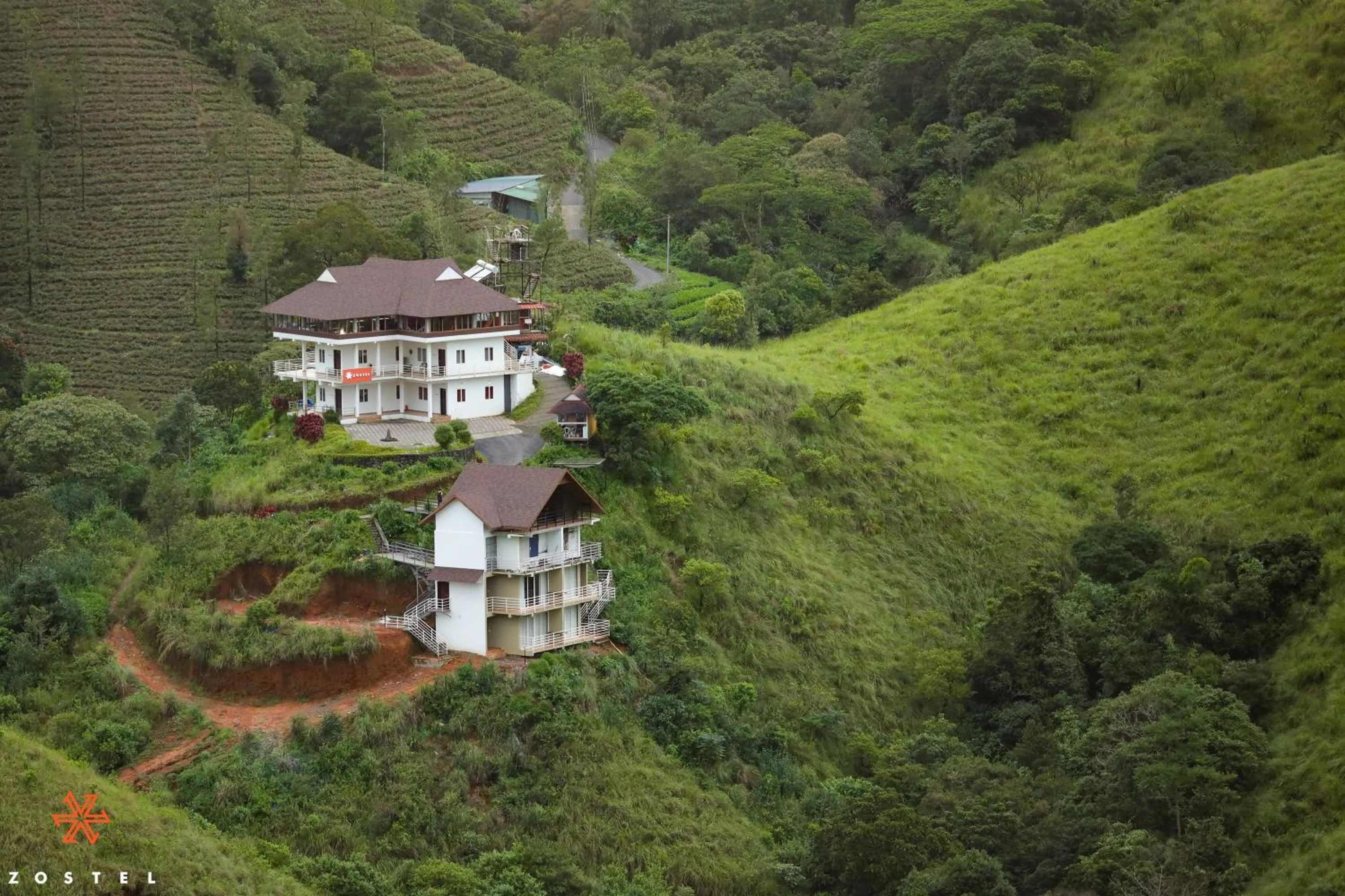 Property building in Zostel Vagamon