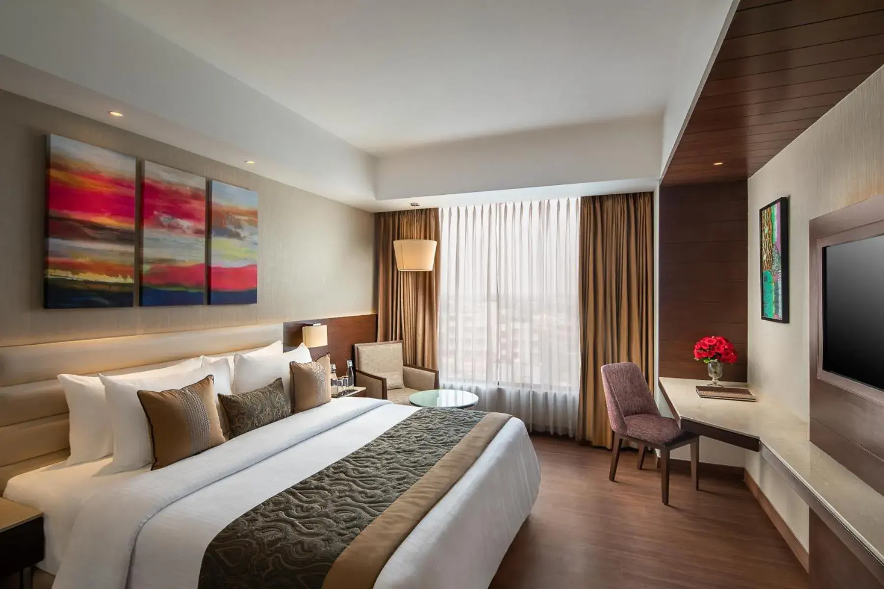 Deluxe Rooms with One Double Bed in Nirvana Sarovar Portico Gorakhpur Deluxe Rooms with One Double Bed in Nirvana Sarovar Portico Gorakhpur