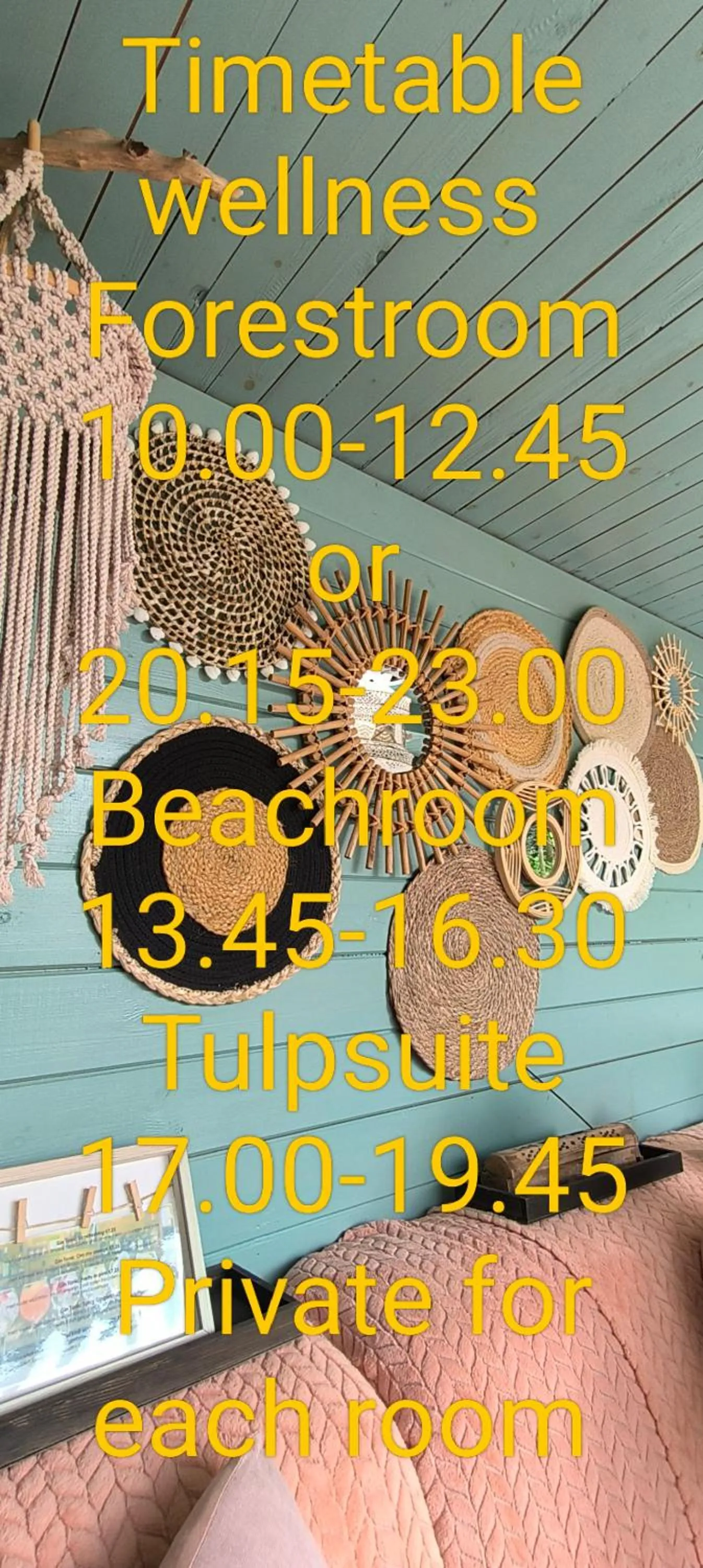 Sauna in Wellness Bed & Breakfast Pergamo