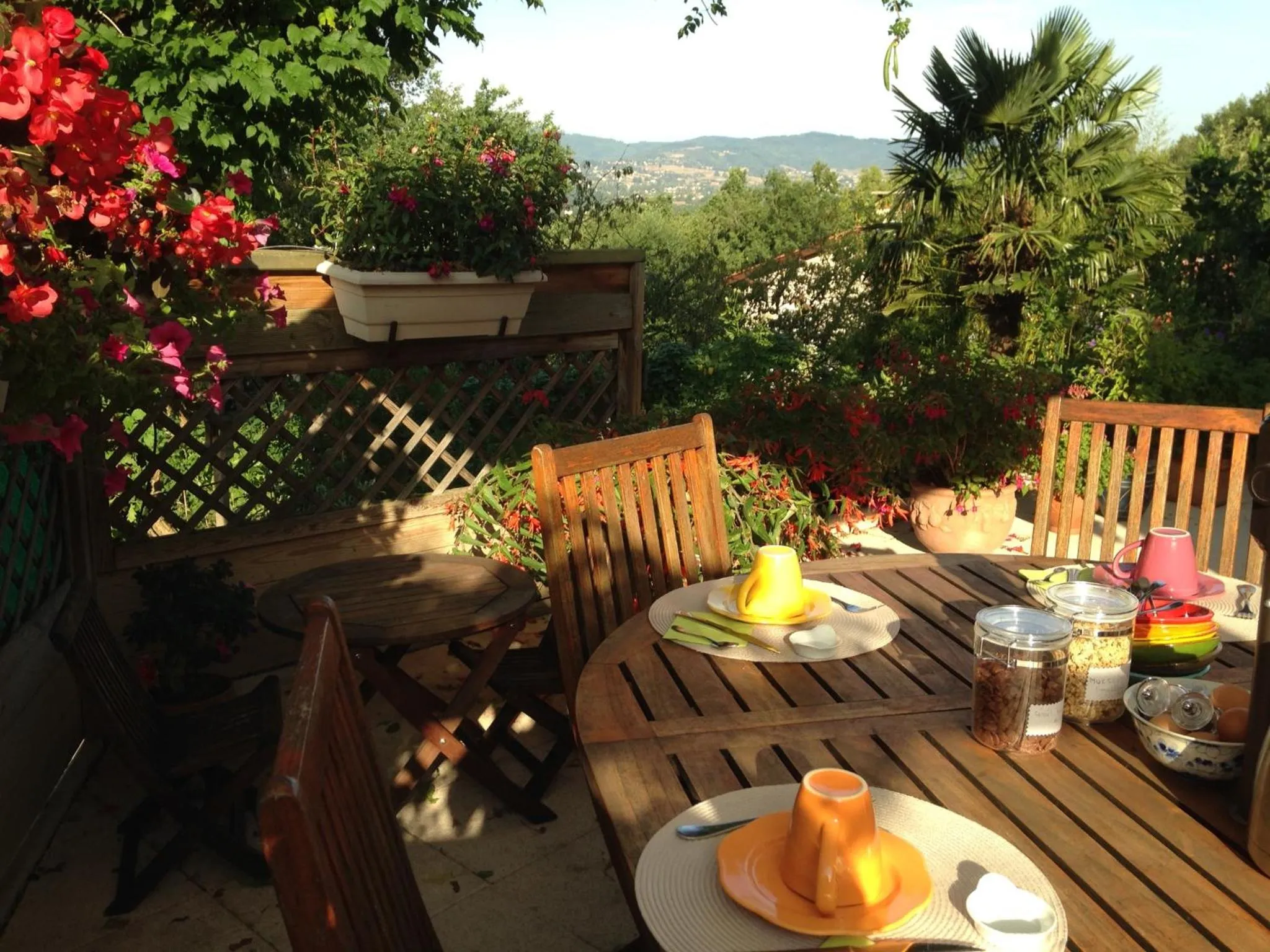 Balcony/Terrace in Le Relais des Malettes Chambres d'hôtes B&B