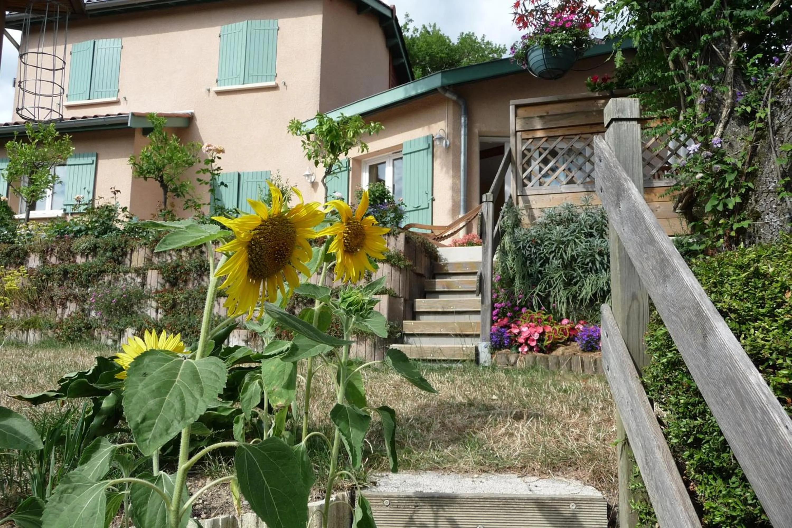 Balcony/Terrace in Le Relais des Malettes Chambres d'hôtes B&B