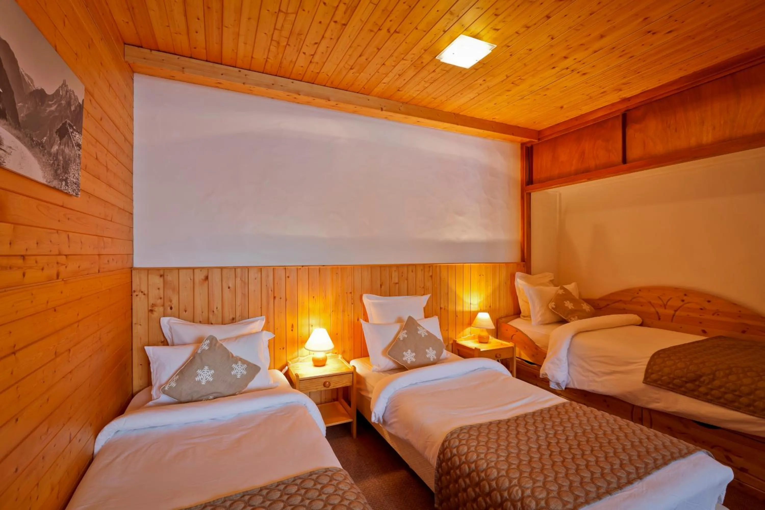 Bedroom, Bed in Hotel les Flocons