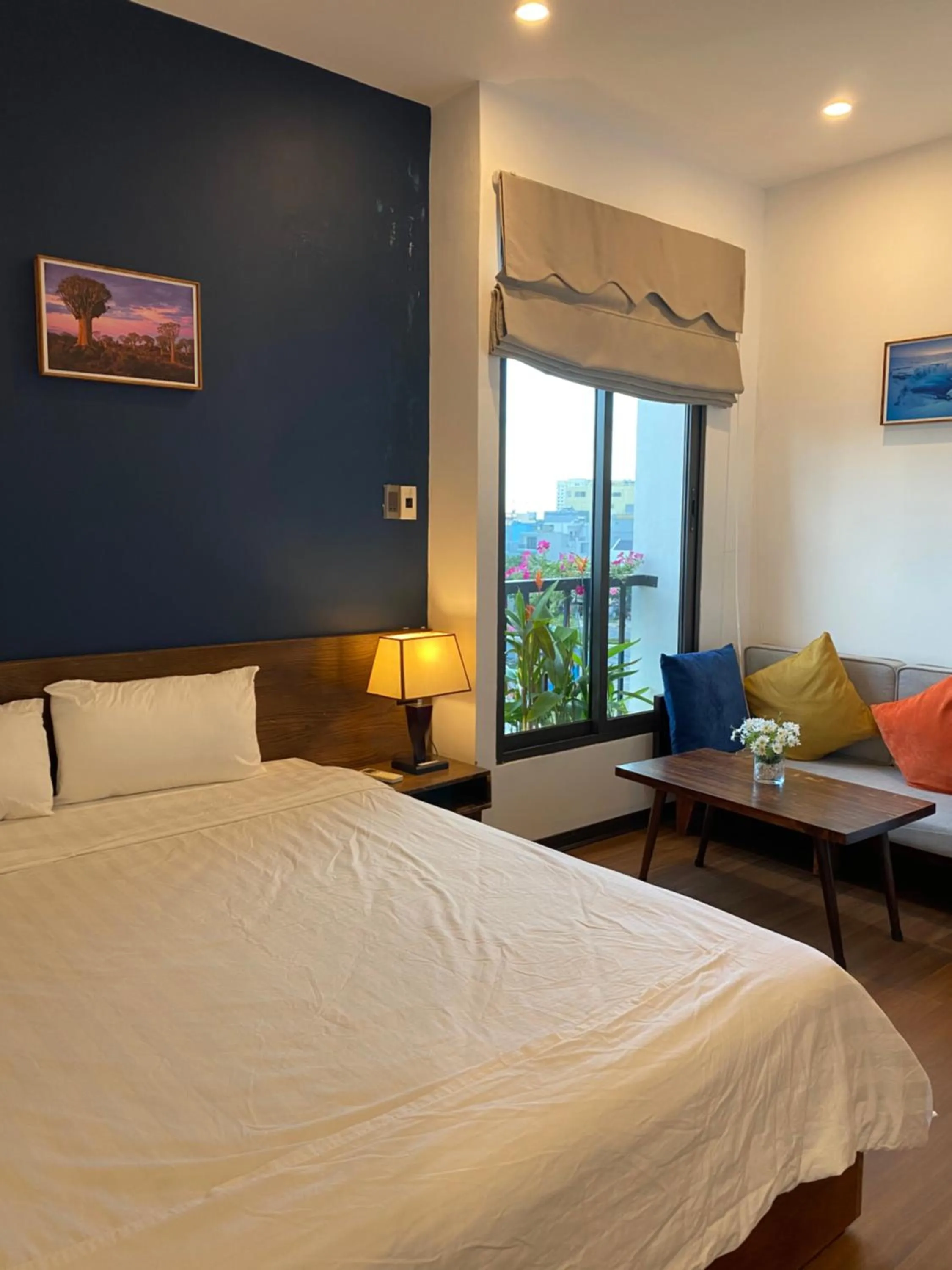 Bed in Oasis Hotel & Apartment