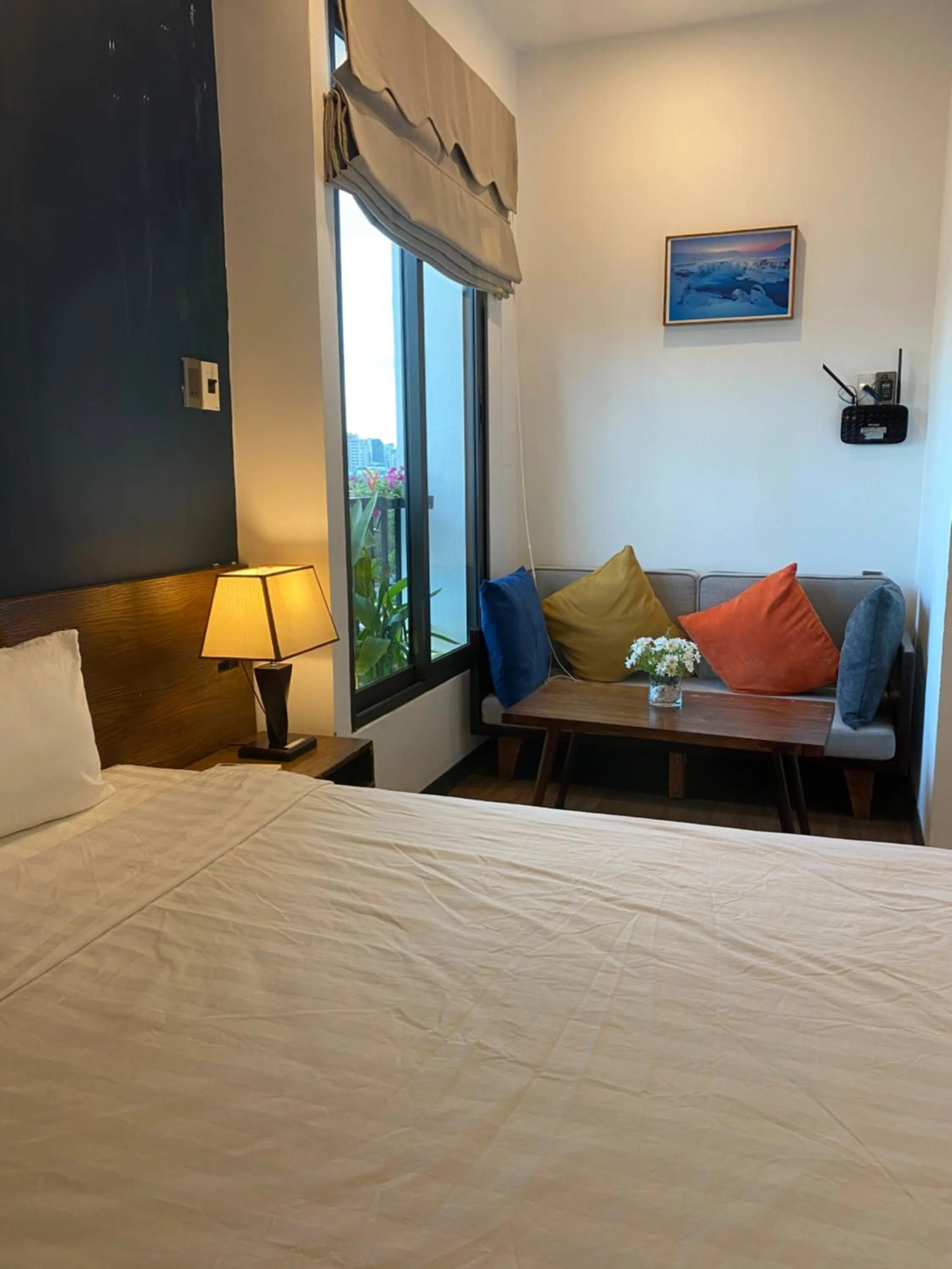 Bed in Oasis Hotel & Apartment