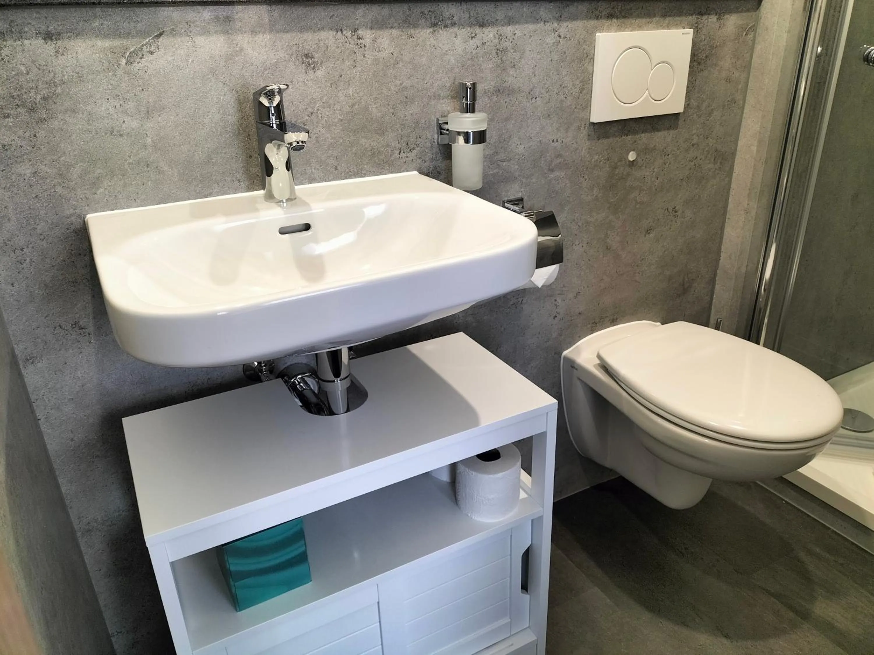 Bathroom in Hotel Silbertanne