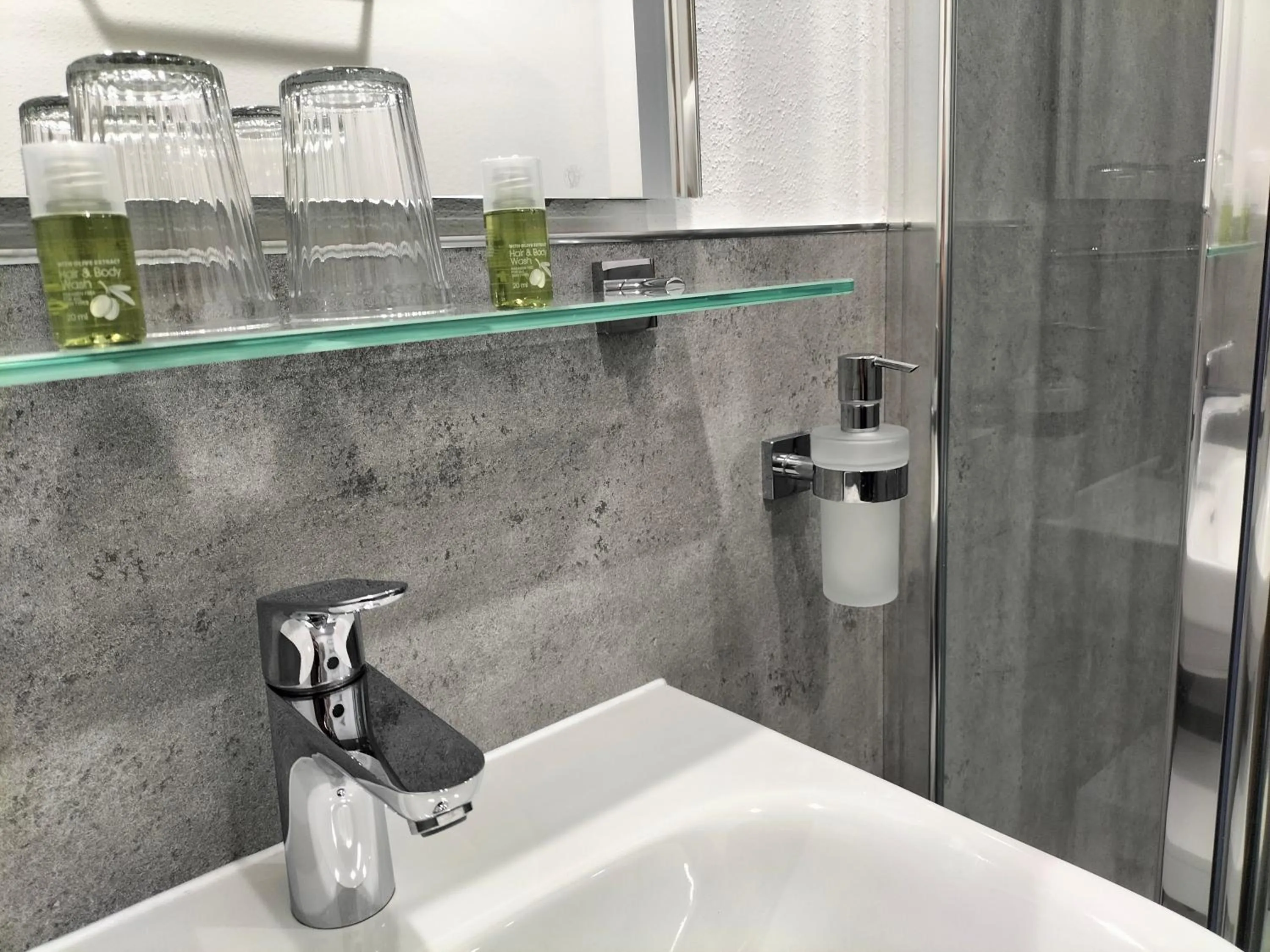 Bathroom in Hotel Silbertanne