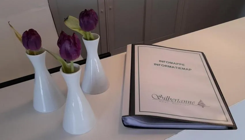 Lobby or reception in Hotel Silbertanne