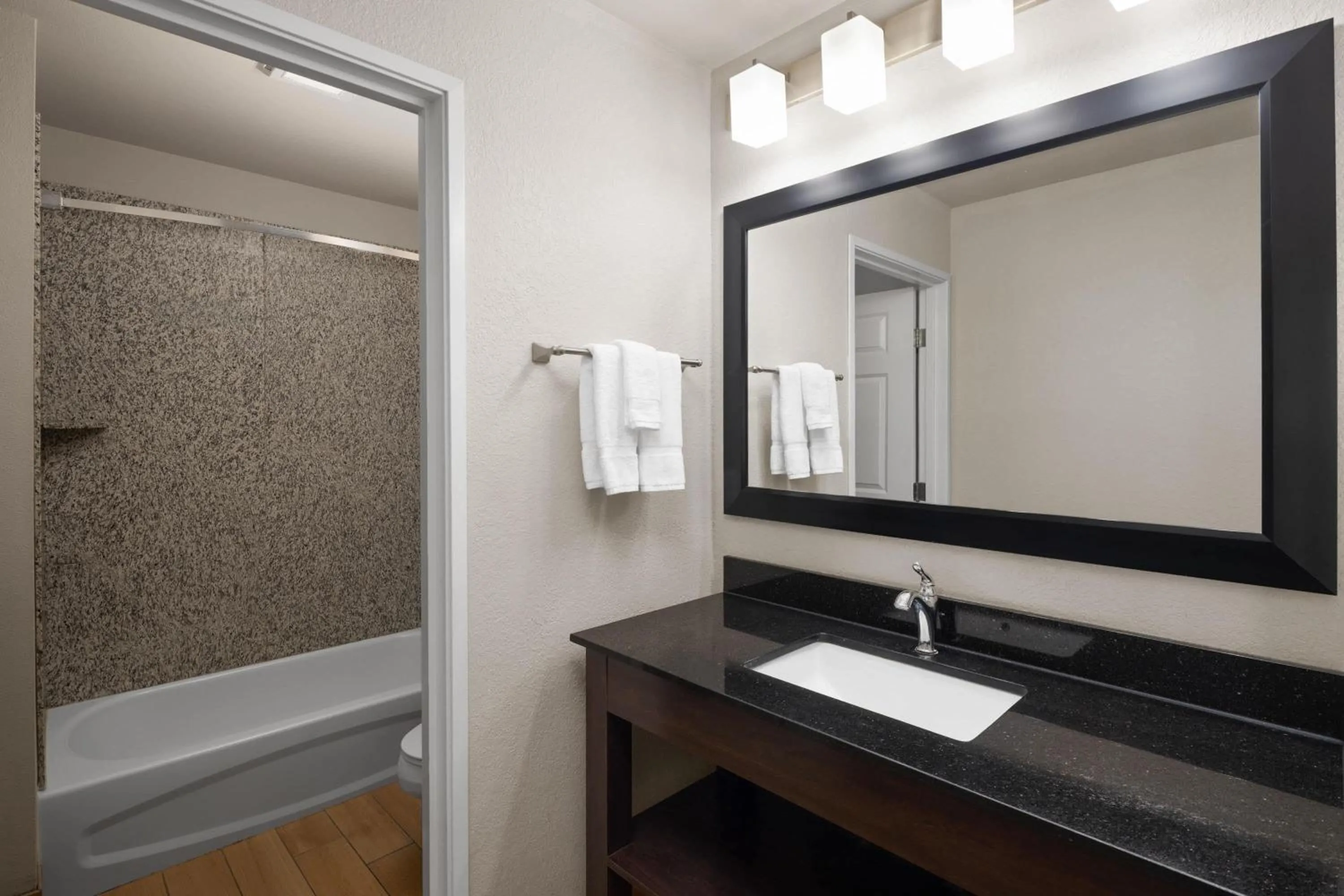 Bathroom in La Quinta by Wyndham Spokane Valley