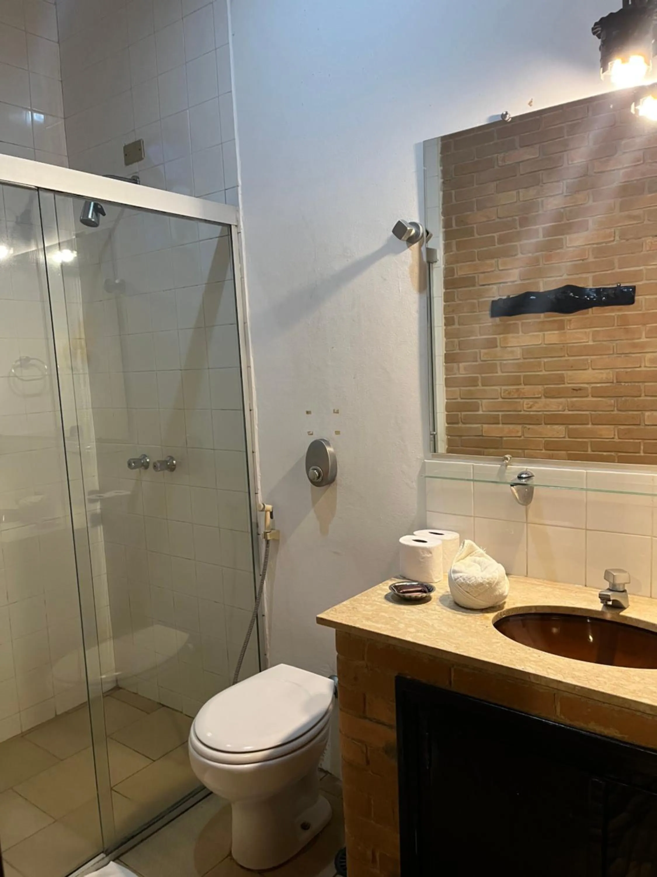 Shower in Giprita Wellness Hotel Ubatuba