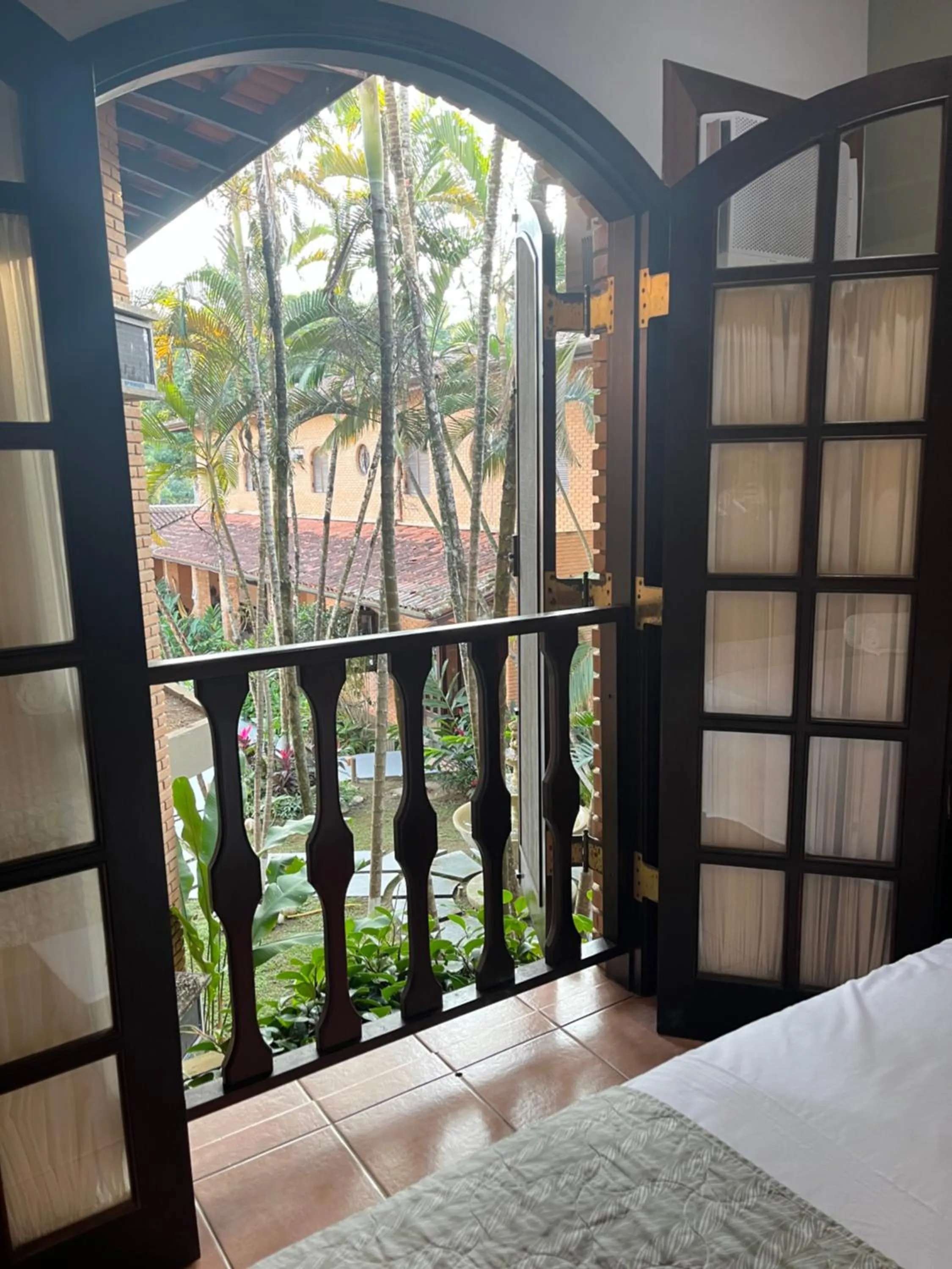 View (from property/room), Bed in Giprita Wellness Hotel Ubatuba