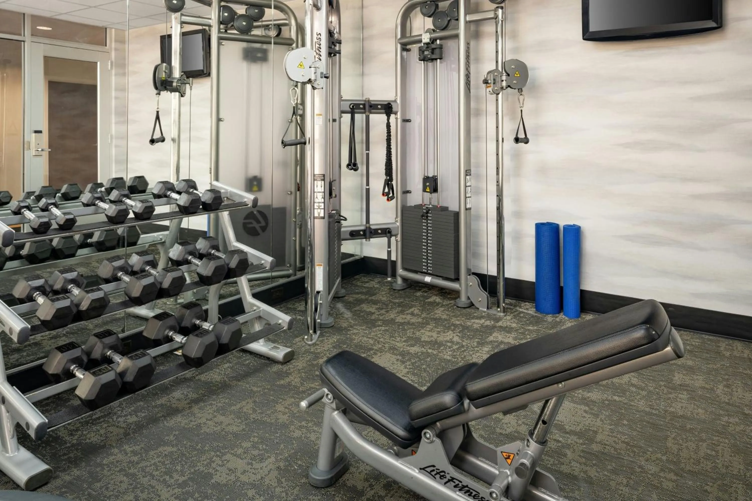 Fitness centre/facilities in Fairfield Inn & Suites by Marriott Towanda Wysox