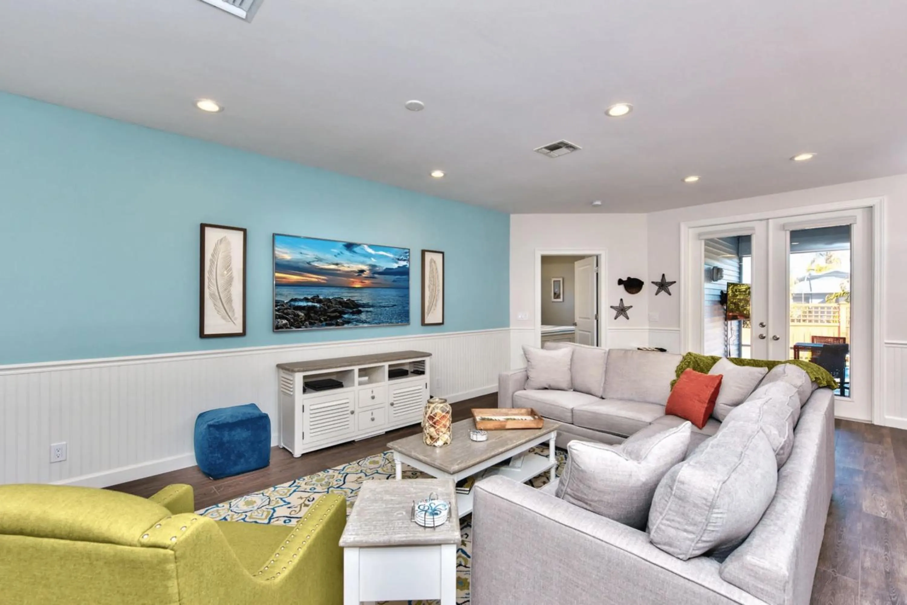 Patio in Sardinia Vacation Rental