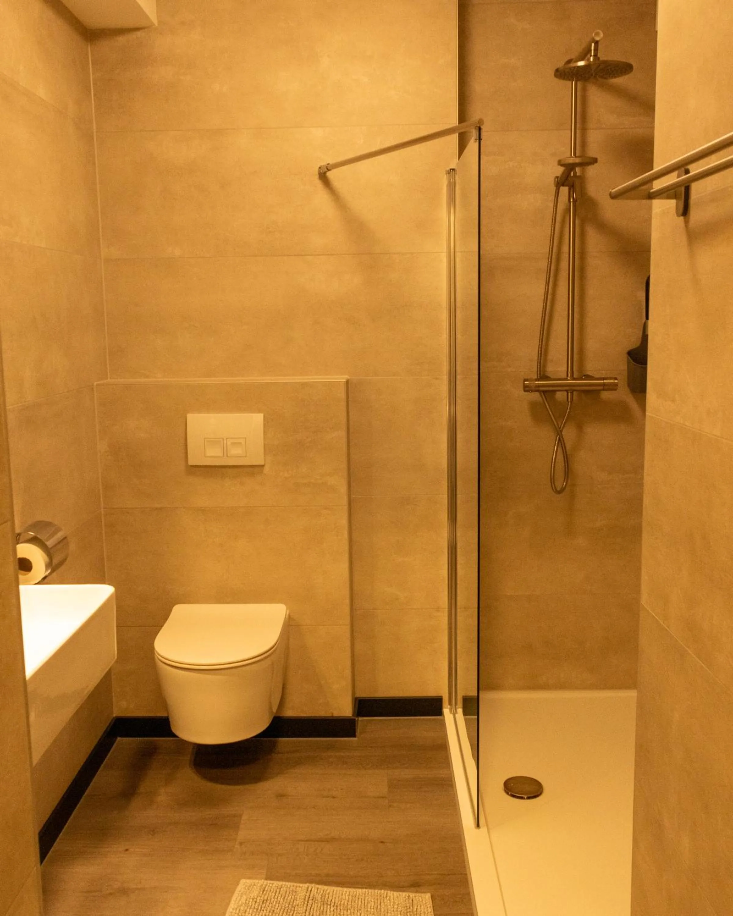 Shower in Bed and Breakfast De Heren van Valkenburg