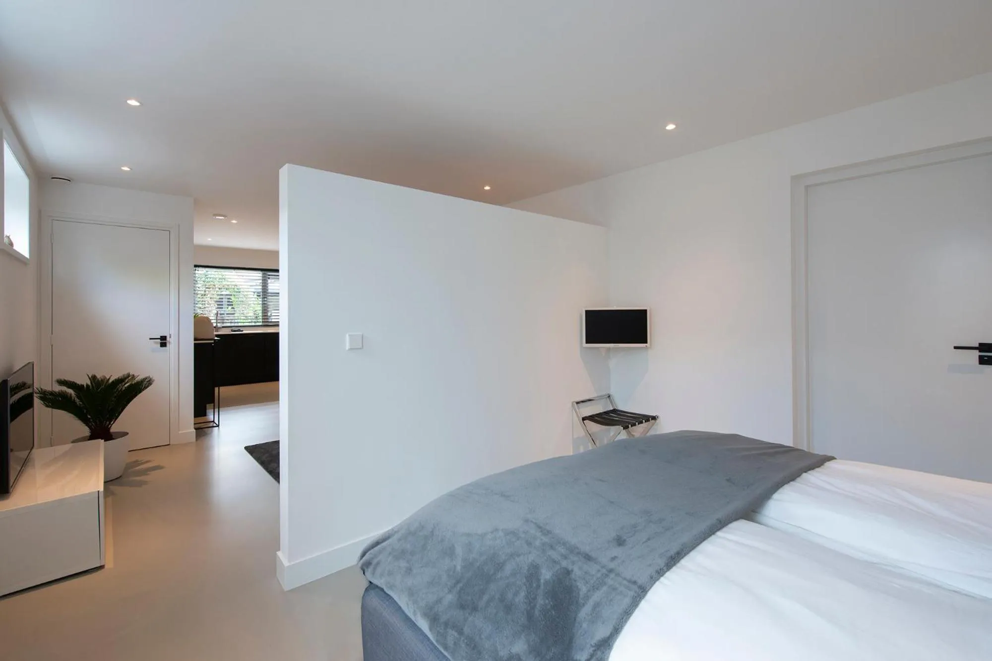 Bedroom, Bed in Longhouse Studio Zandvoort