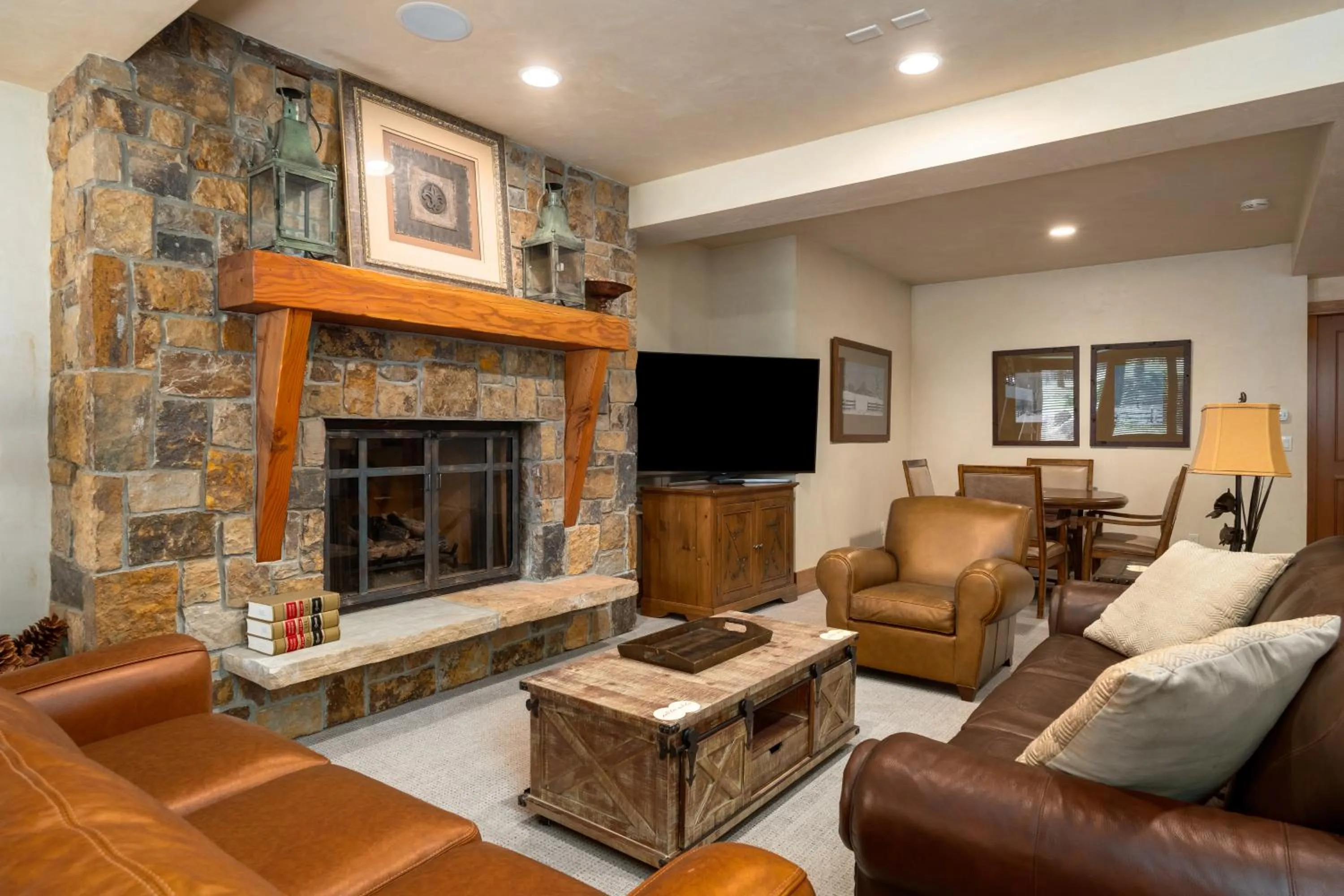 Living room in The Porches