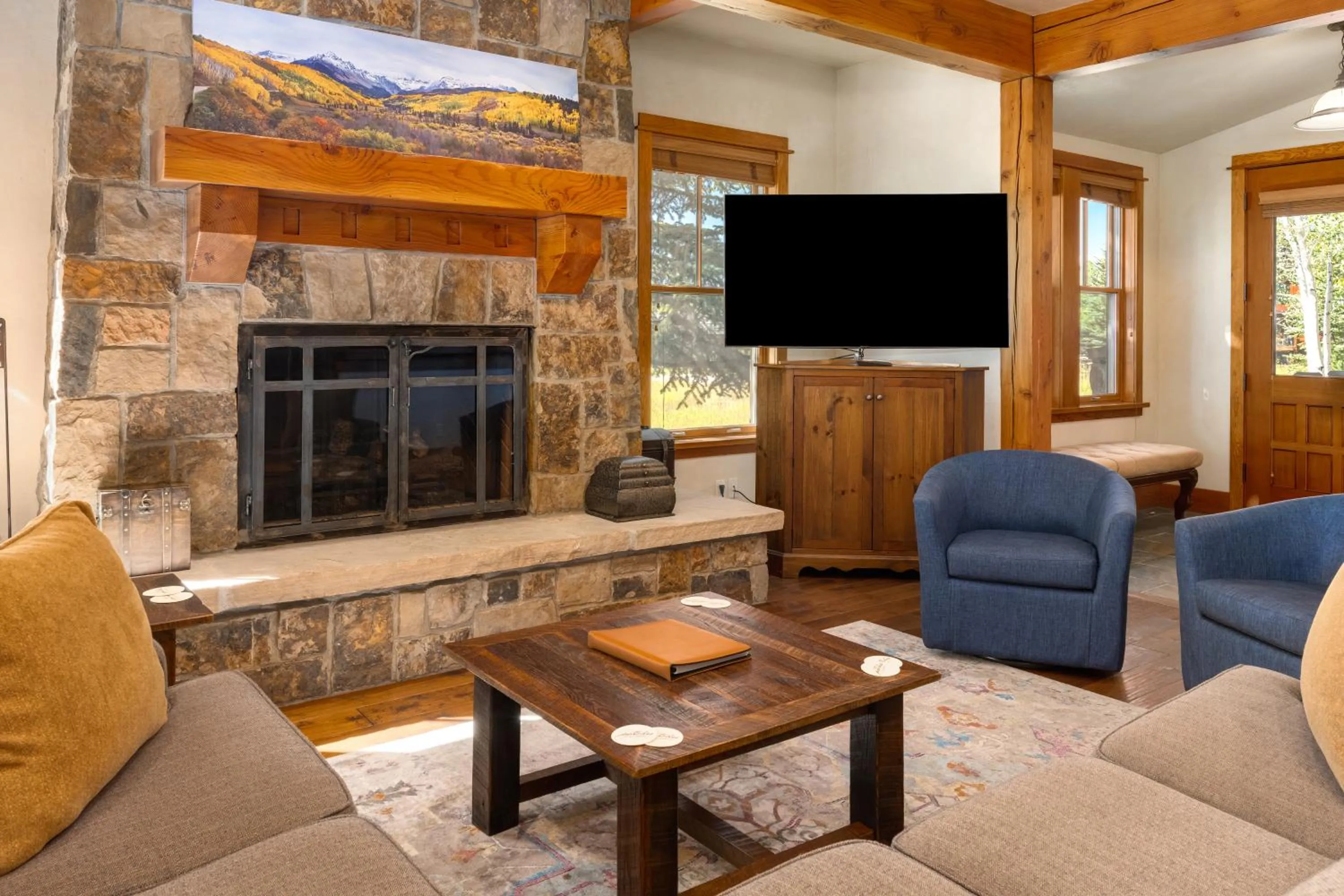 Living room in The Porches