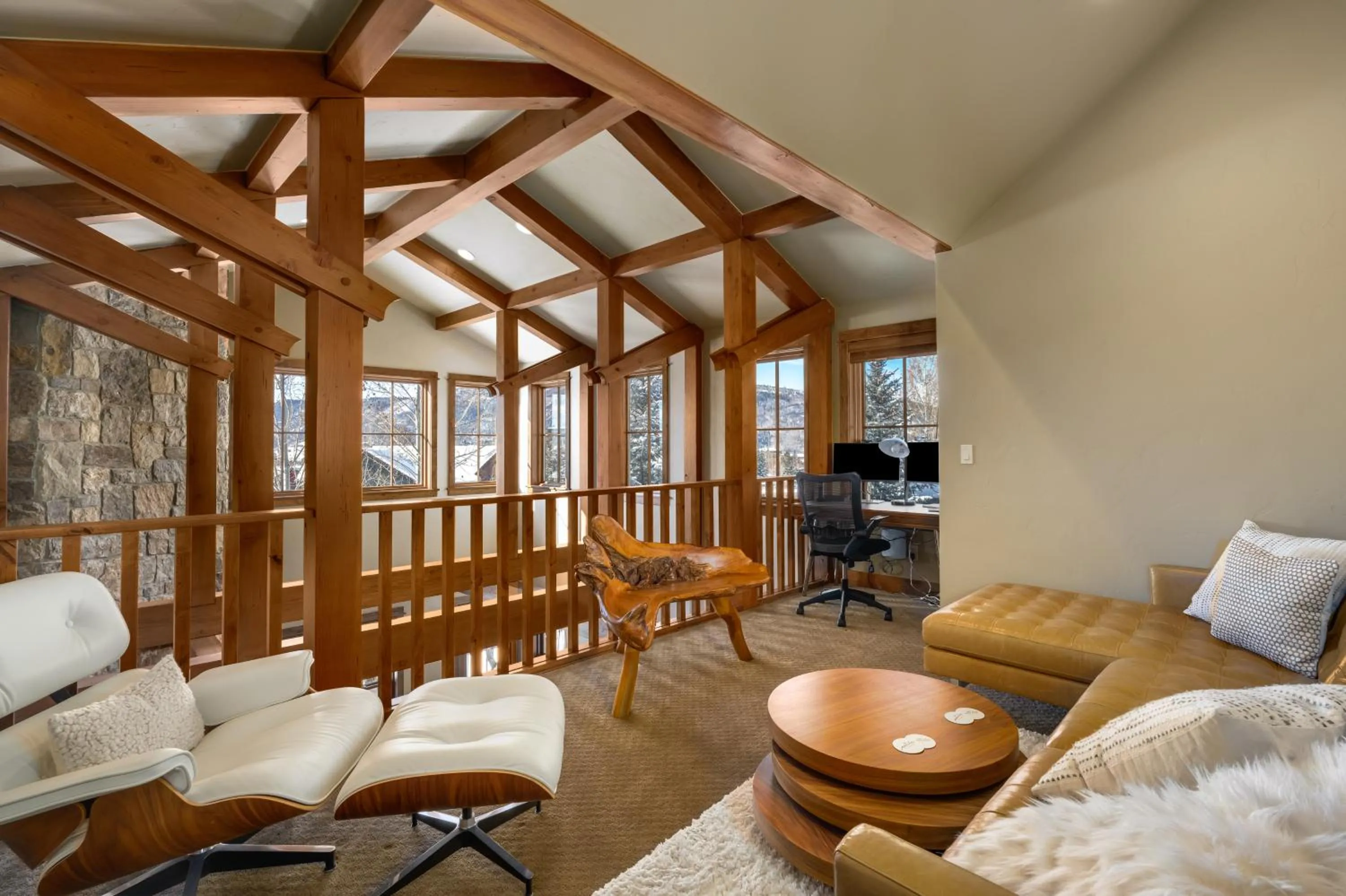 Seating area in The Porches
