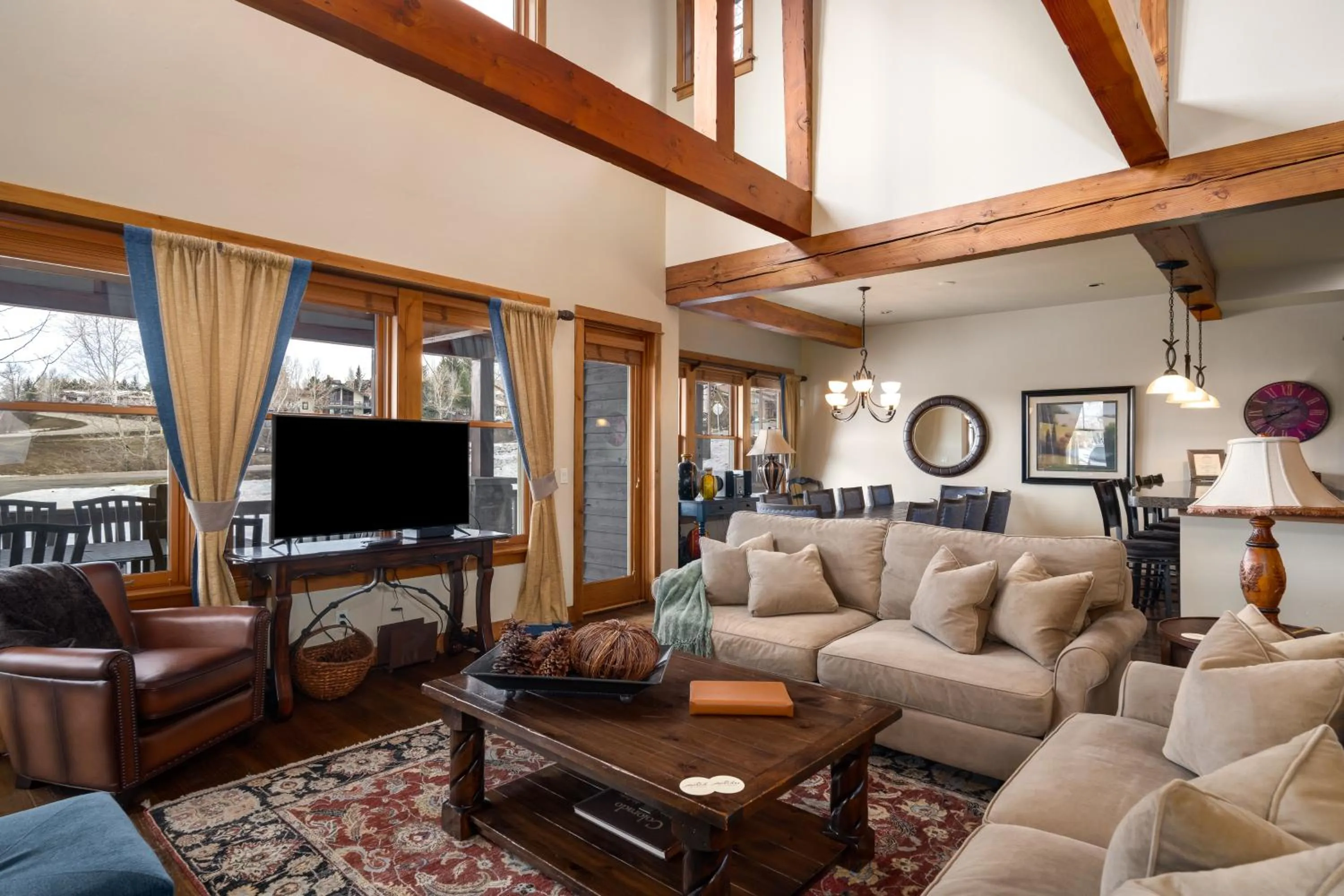 Living room in The Porches