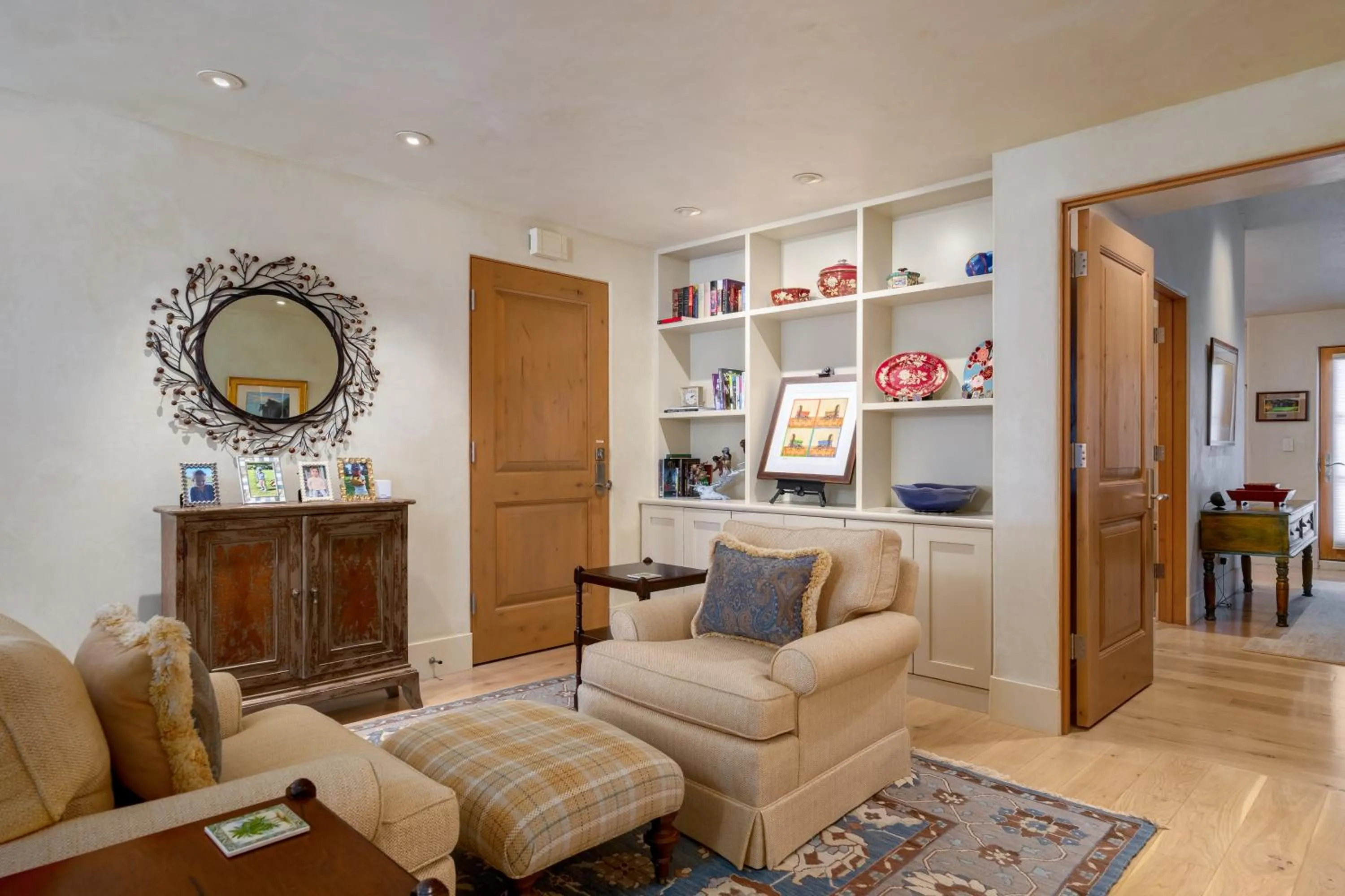 Seating area in The Porches