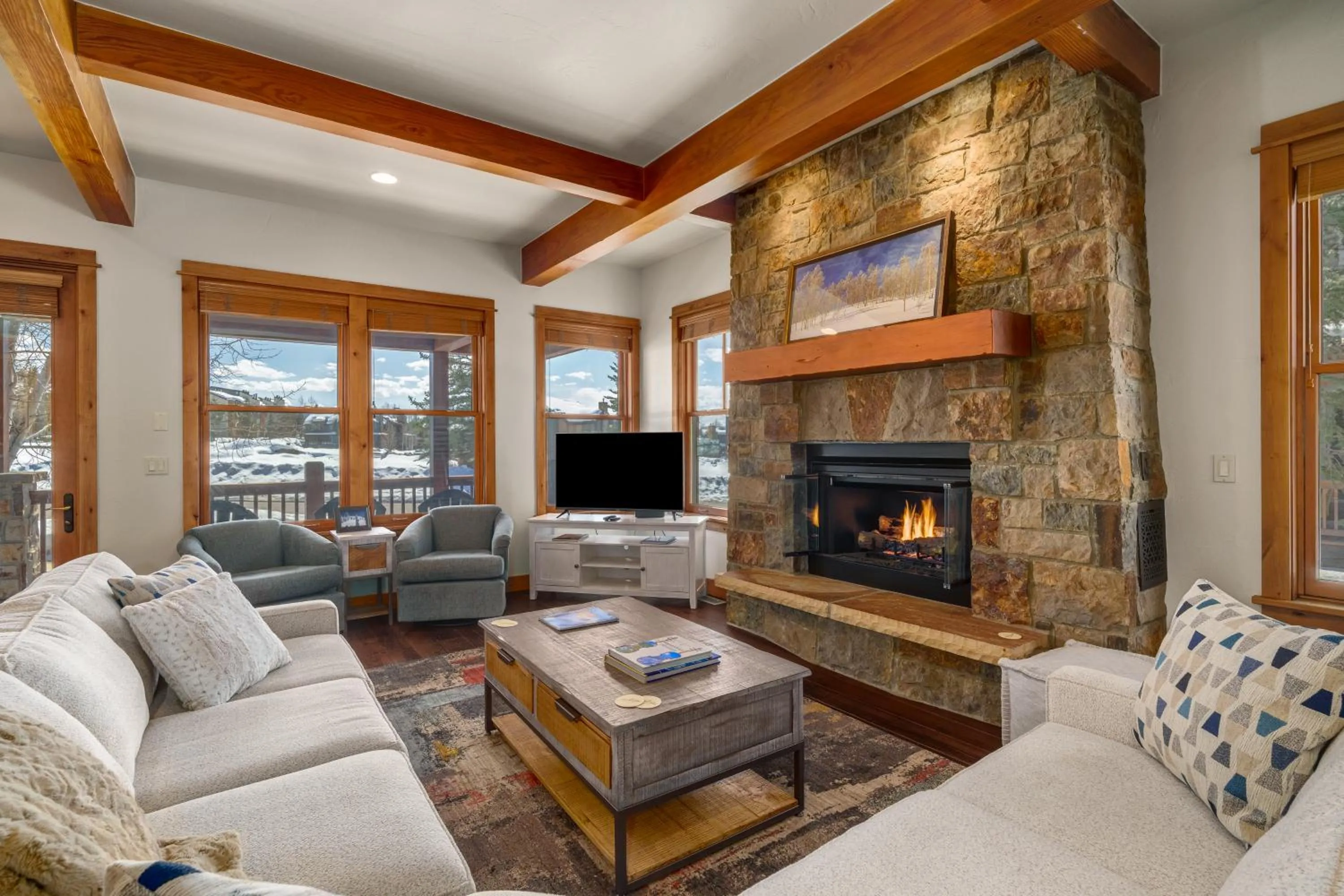 Living room in The Porches