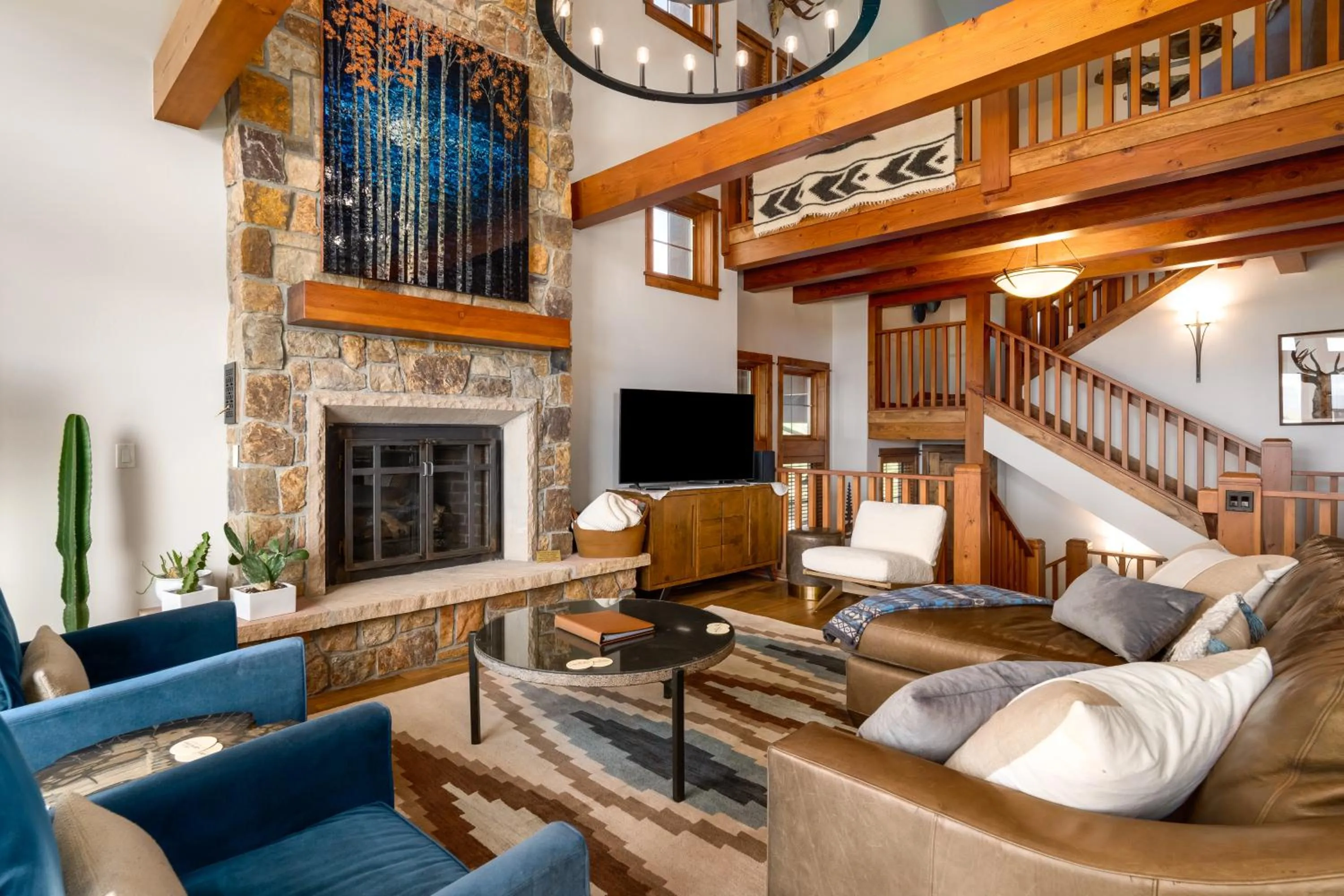 Living room in The Porches