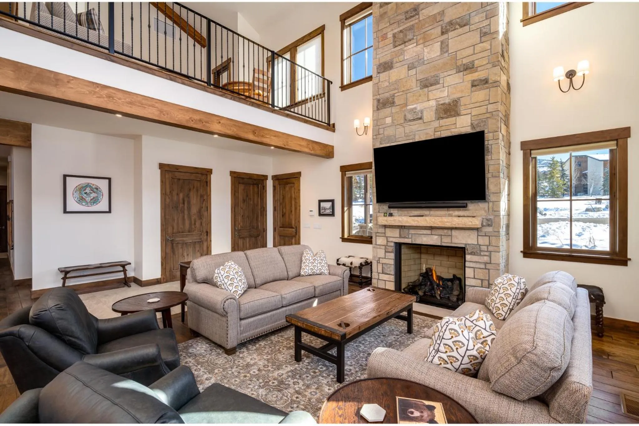 Living room in The Porches