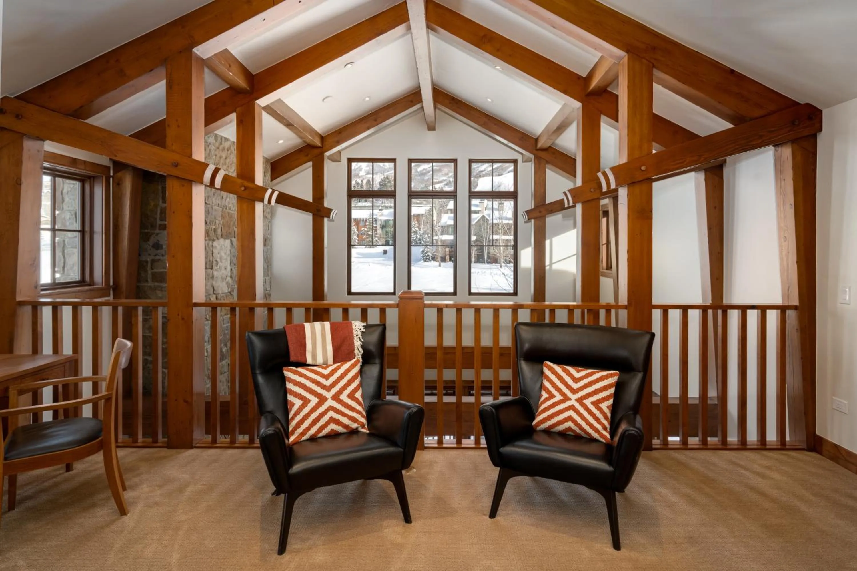 Seating area in The Porches