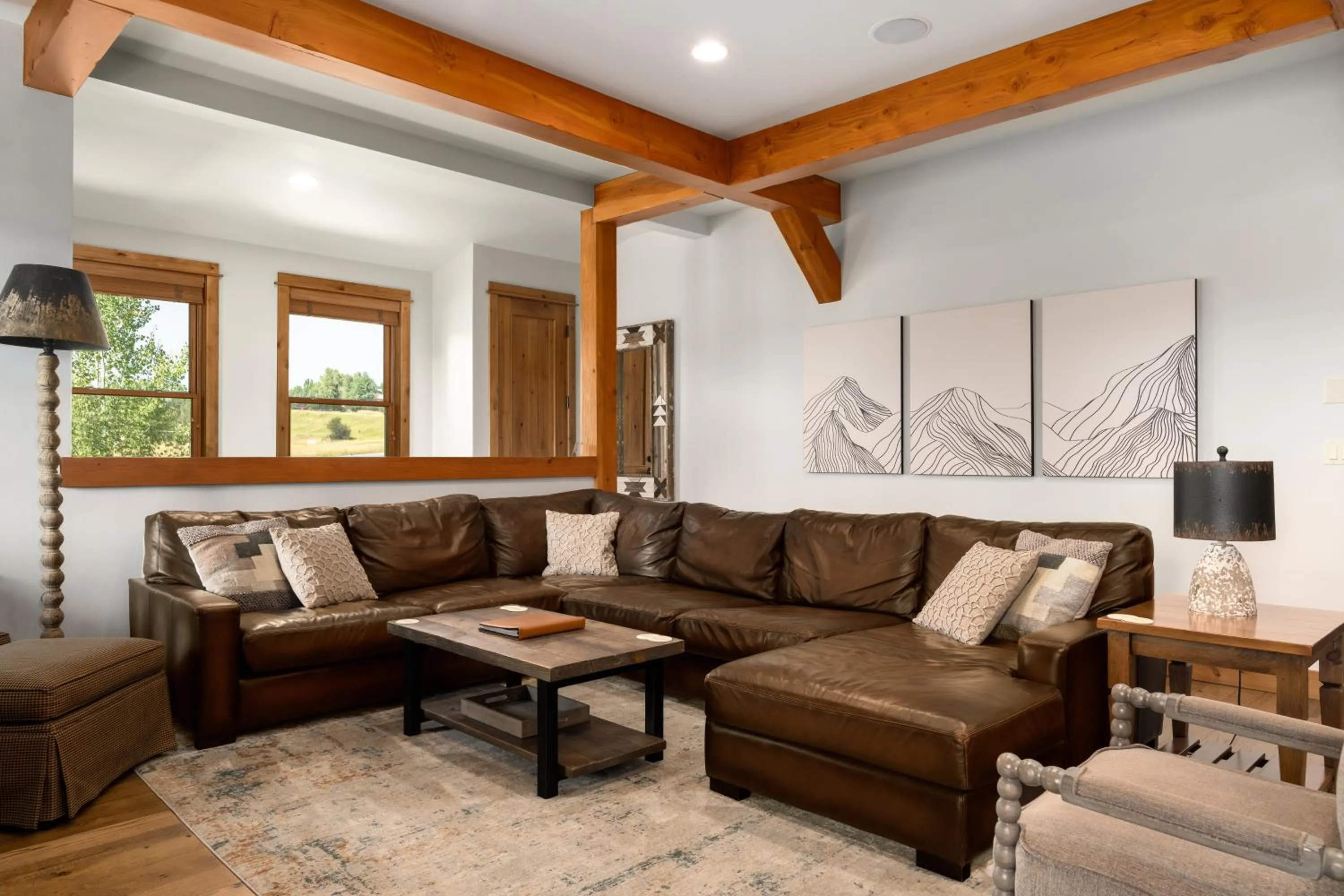 Living room in The Porches