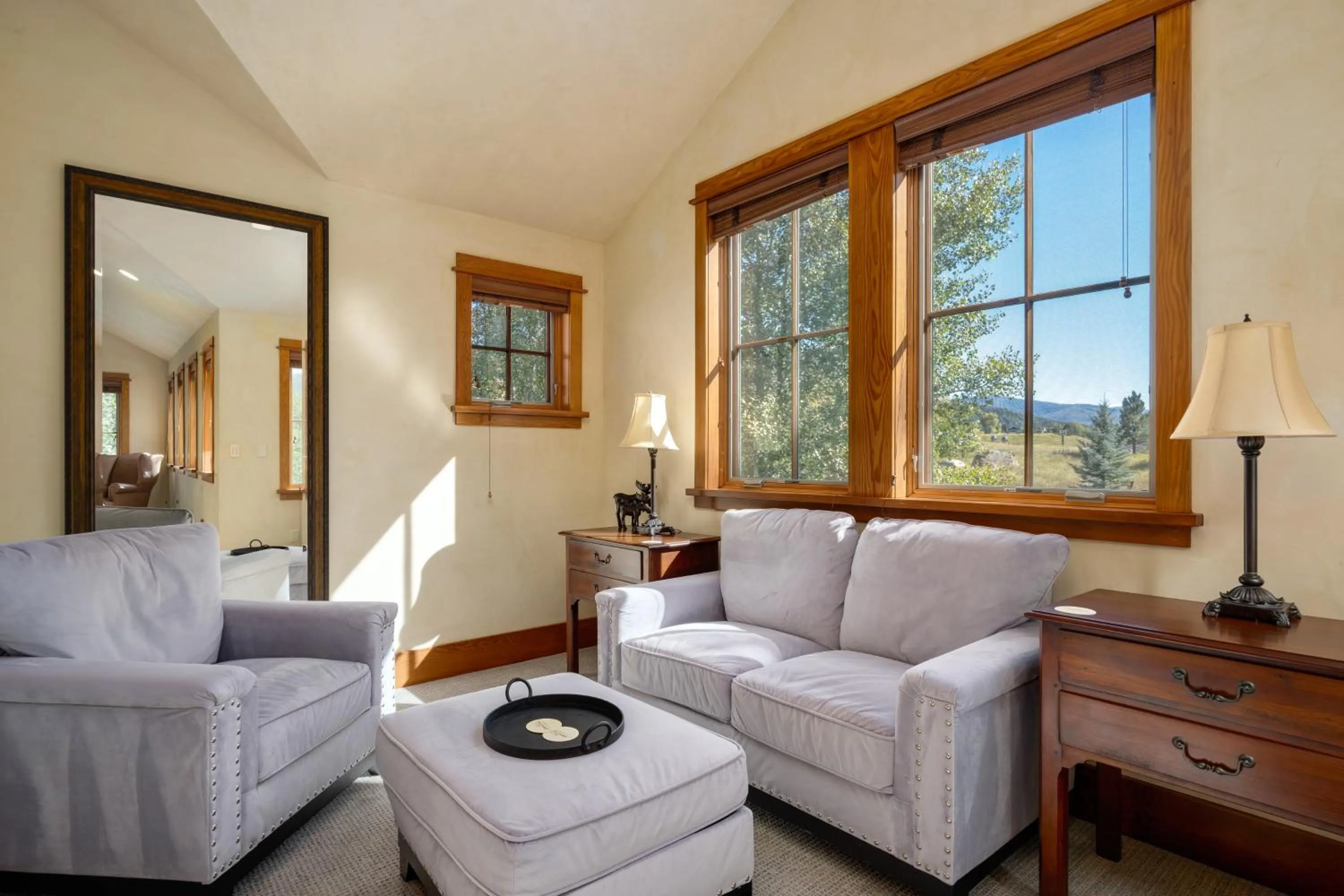 Seating area in The Porches