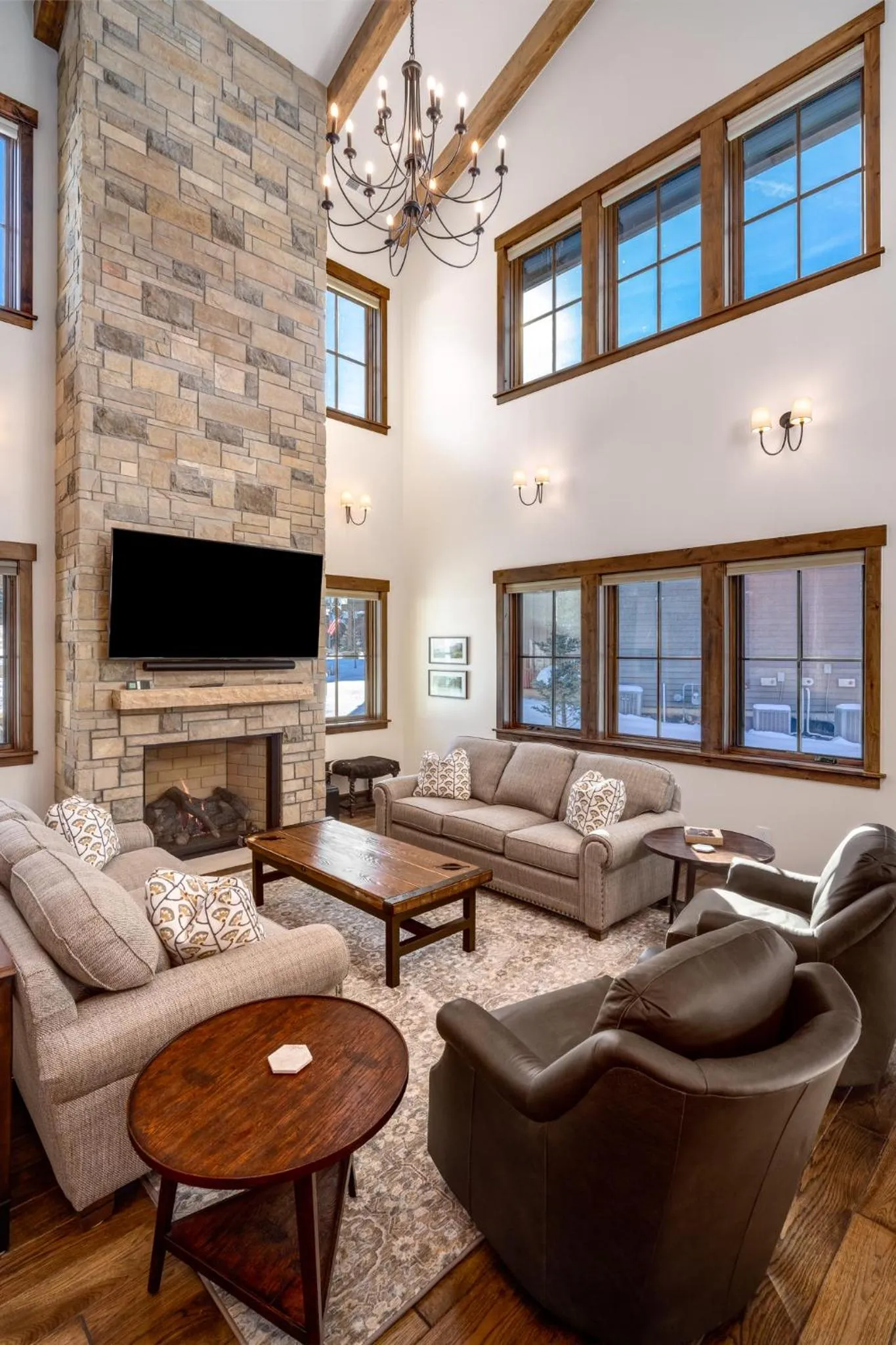 Living room in The Porches