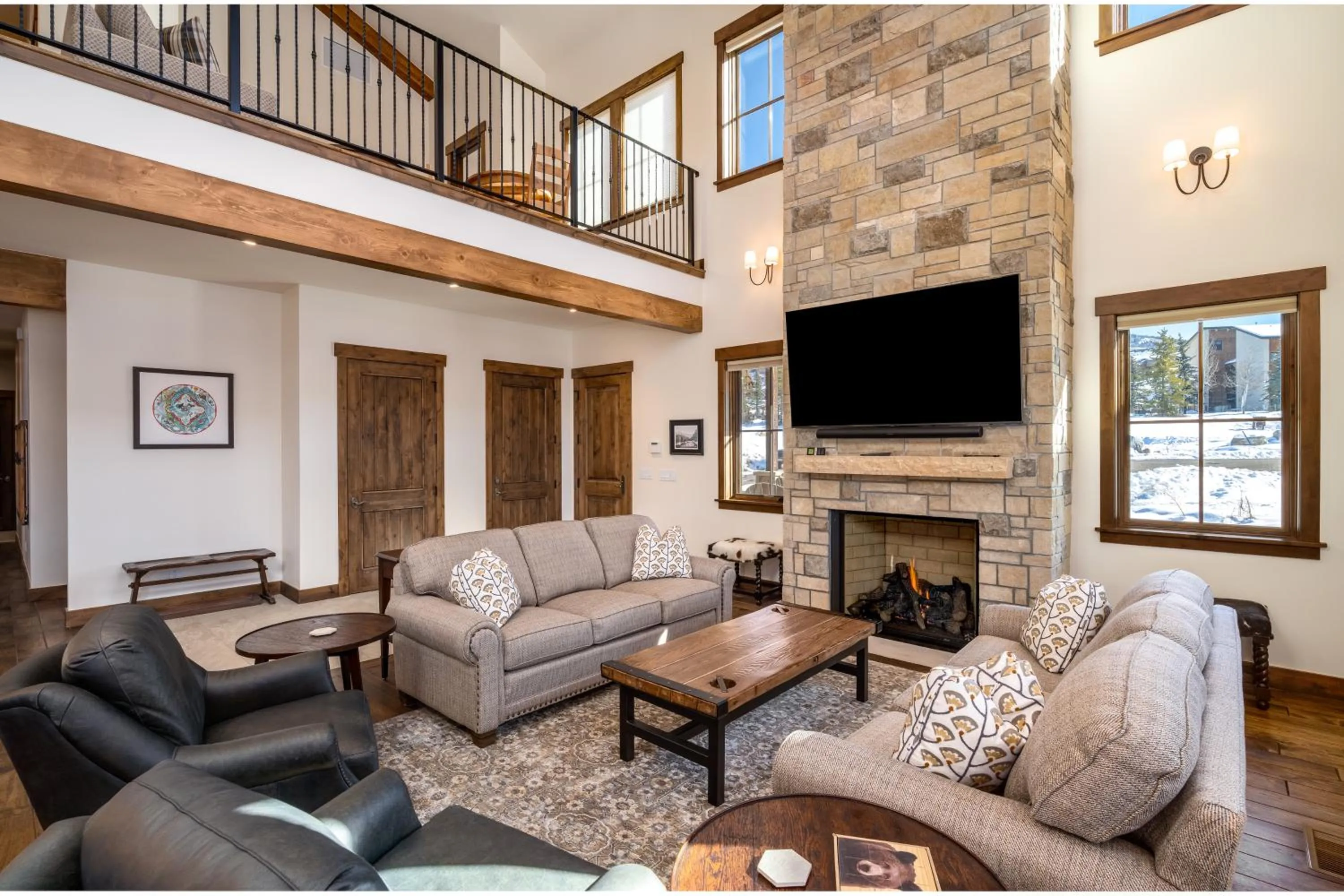Living room in The Porches