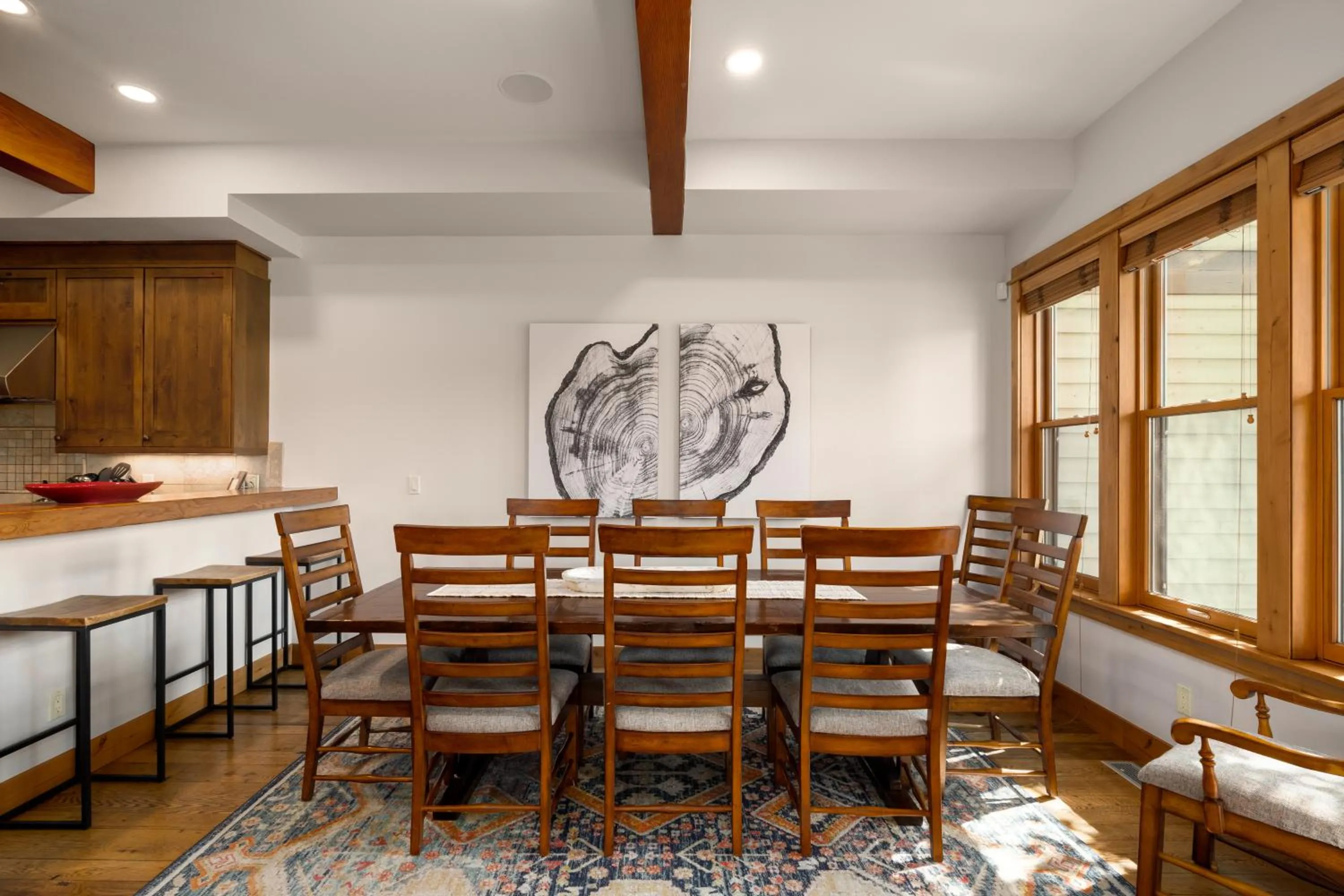 Dining area in The Porches