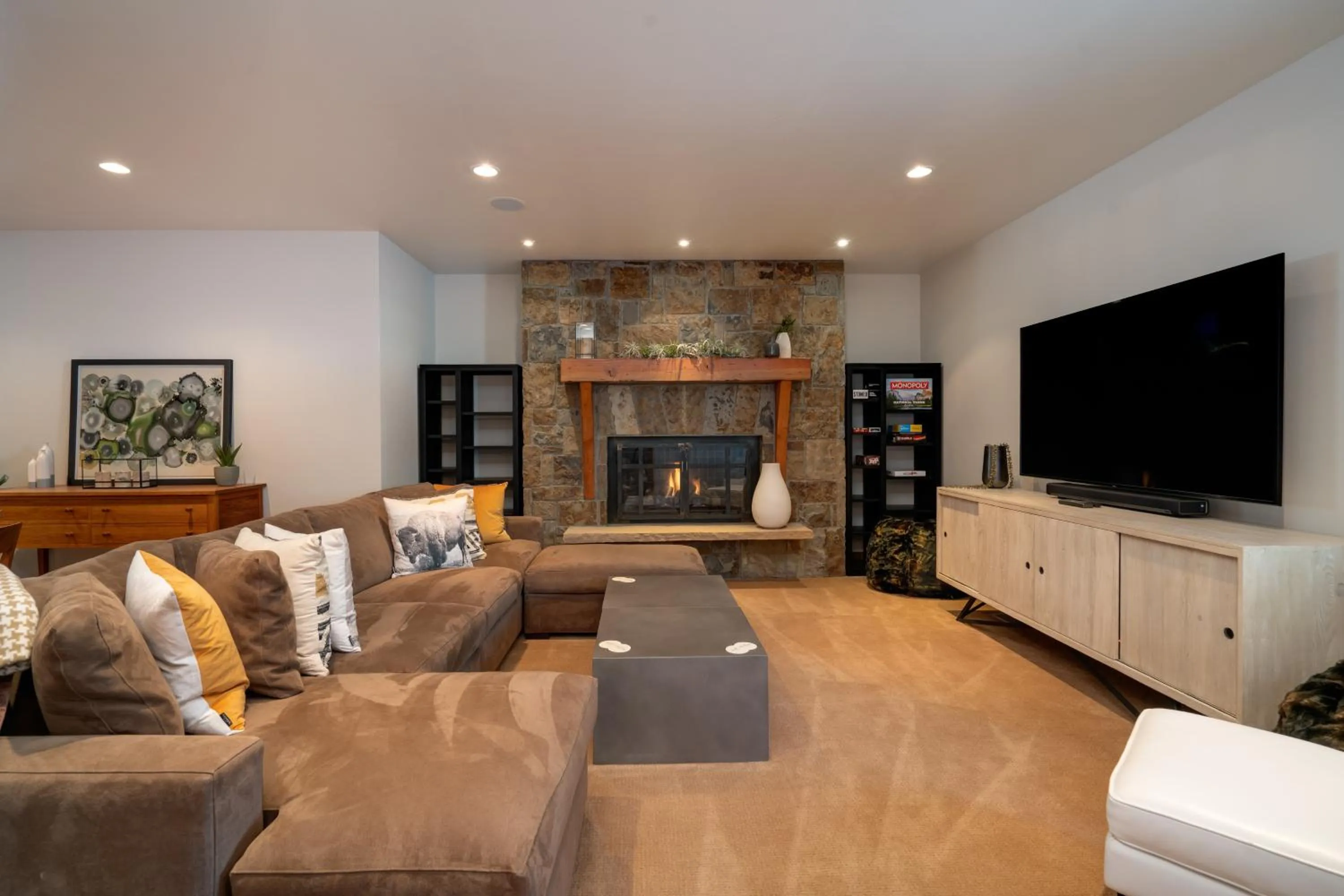Living room in The Porches