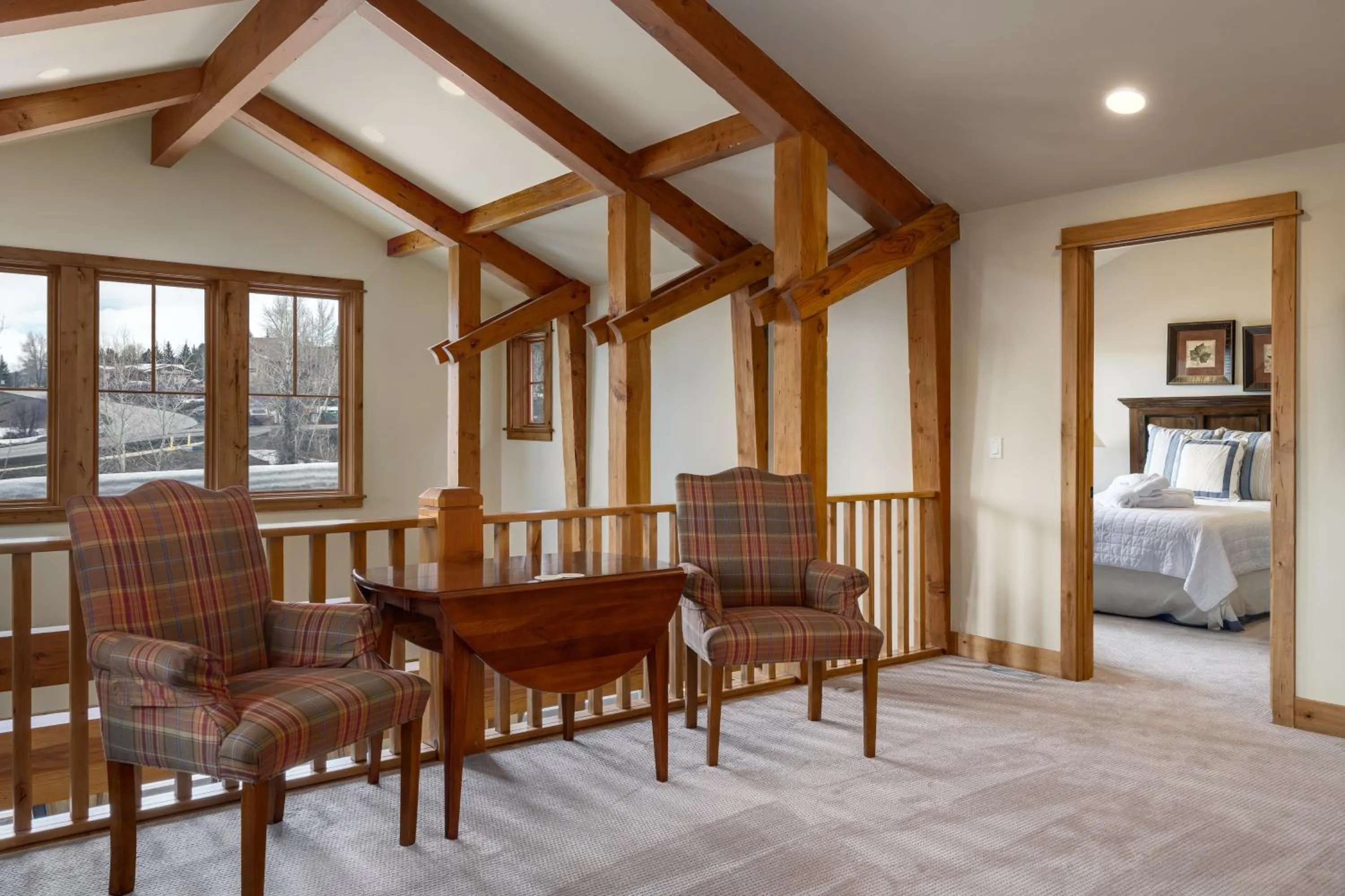 Seating area in The Porches