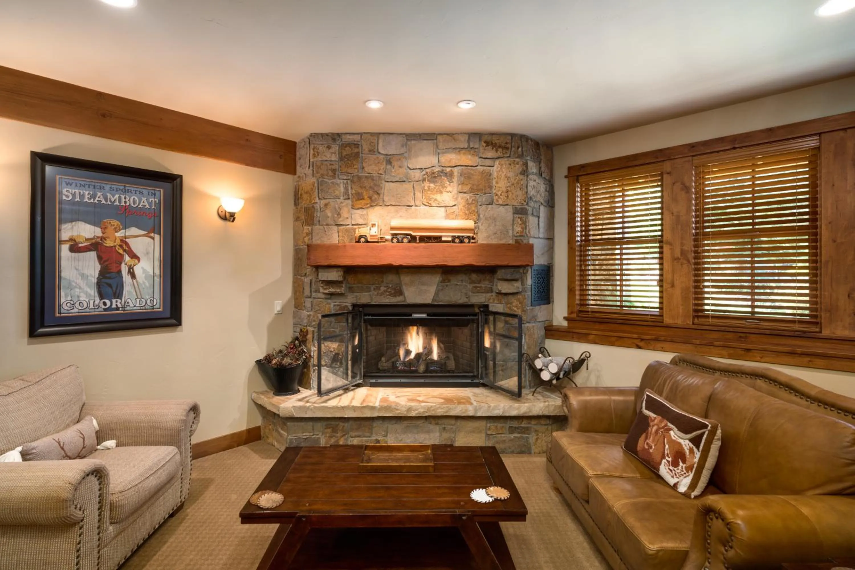 Seating area in The Porches