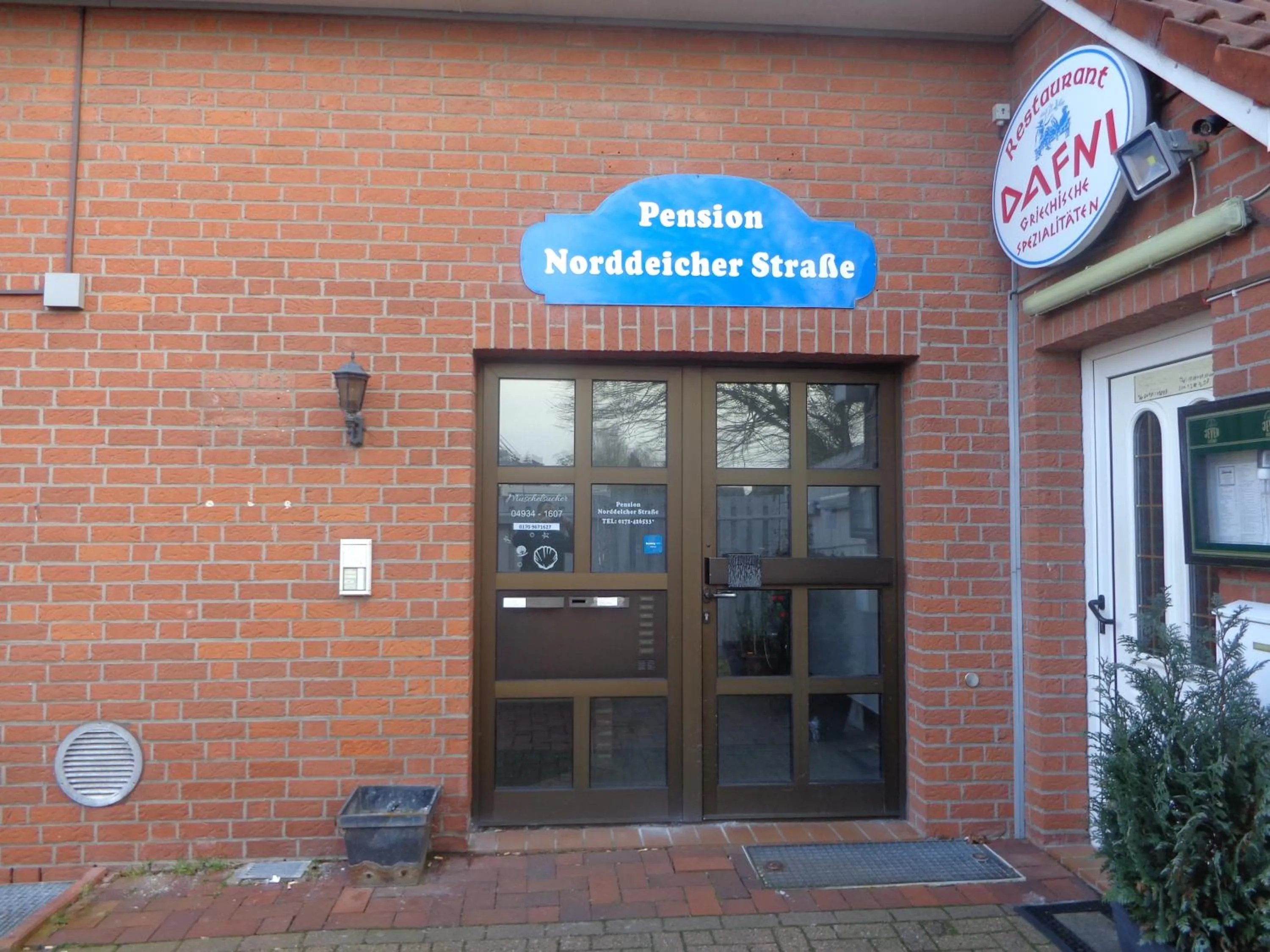 Facade/entrance in Pension Norddeicher Straße